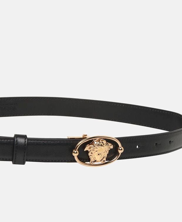 Versace Leather belt Size 28 - 2 Thumbnail
