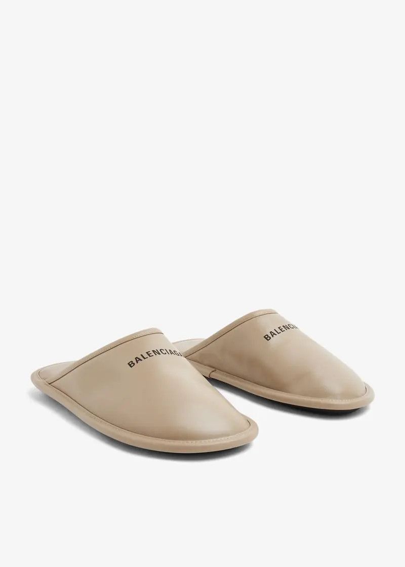 Home Slippers in Biege