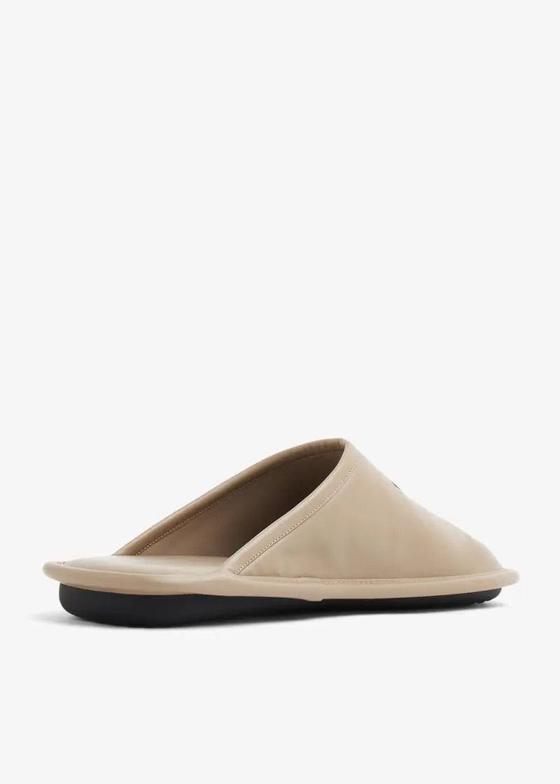 Home Slippers in Biege