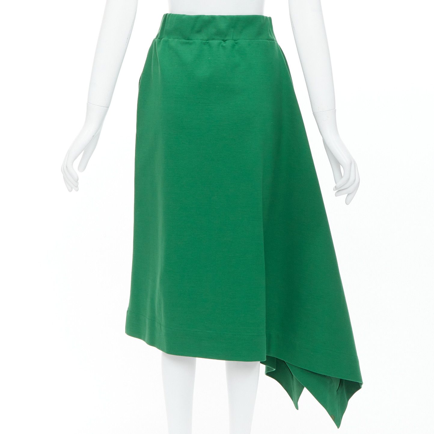 HYKE HYKE green cotton pullover sweater asymmetric hem skirt set JP2 M Size S / US 4 / IT 40 - 7 Thumbnail