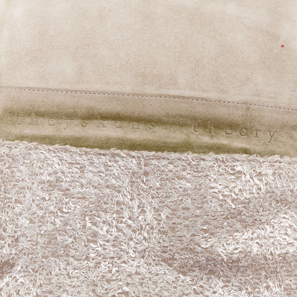 Other THEYSKENS THEORY grey silver embellished lurex appique fold clutch Size ONE SIZE - 10 Thumbnail