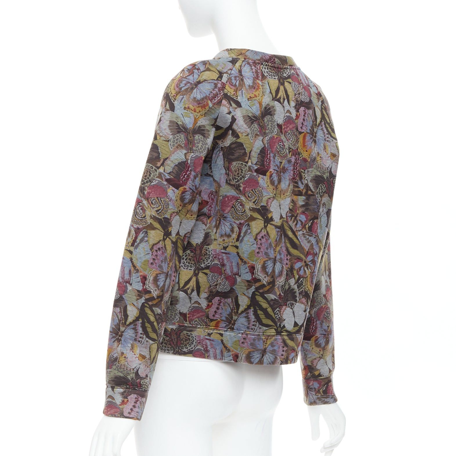 Valentino VALENTINO multicolor butterfly print neoprene pullover sweater M Size M / US 6-8 / IT 42-44 - 6 Thumbnail