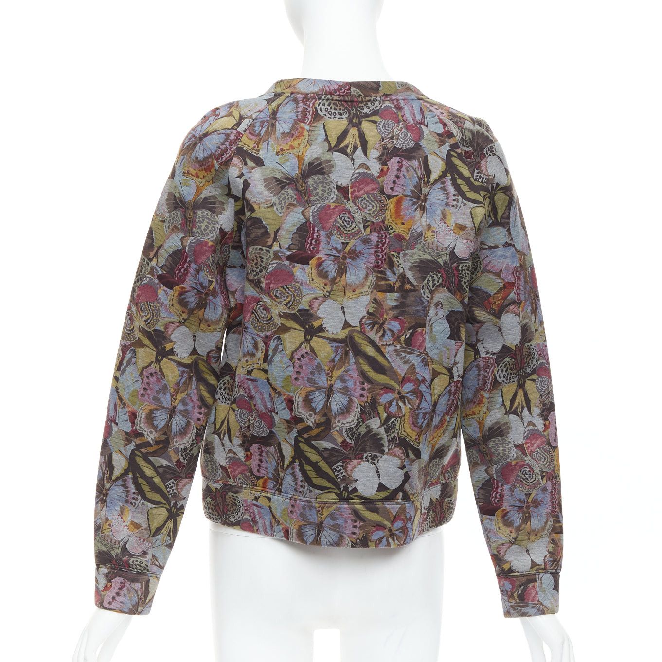 Valentino VALENTINO multicolor butterfly print neoprene pullover sweater M Size M / US 6-8 / IT 42-44 - 5 Thumbnail