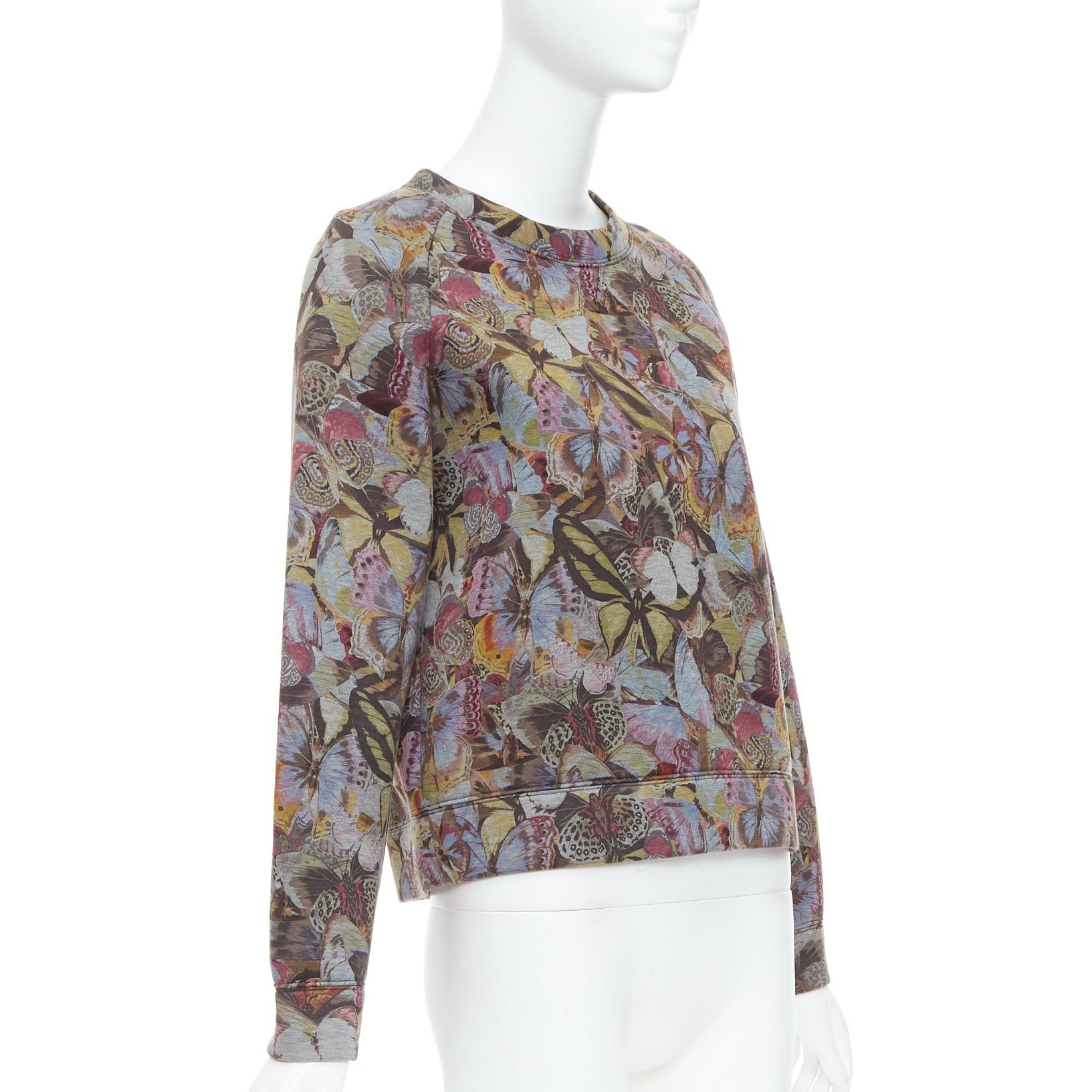 Valentino VALENTINO multicolor butterfly print neoprene pullover sweater M Size M / US 6-8 / IT 42-44 - 3 Thumbnail