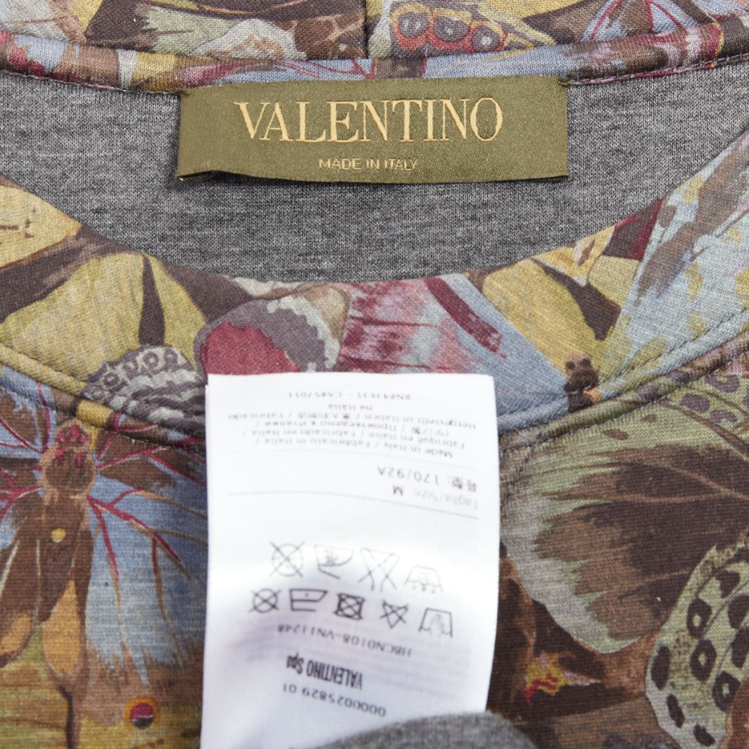 Valentino VALENTINO multicolor butterfly print neoprene pullover sweater M Size M / US 6-8 / IT 42-44 - 7 Thumbnail