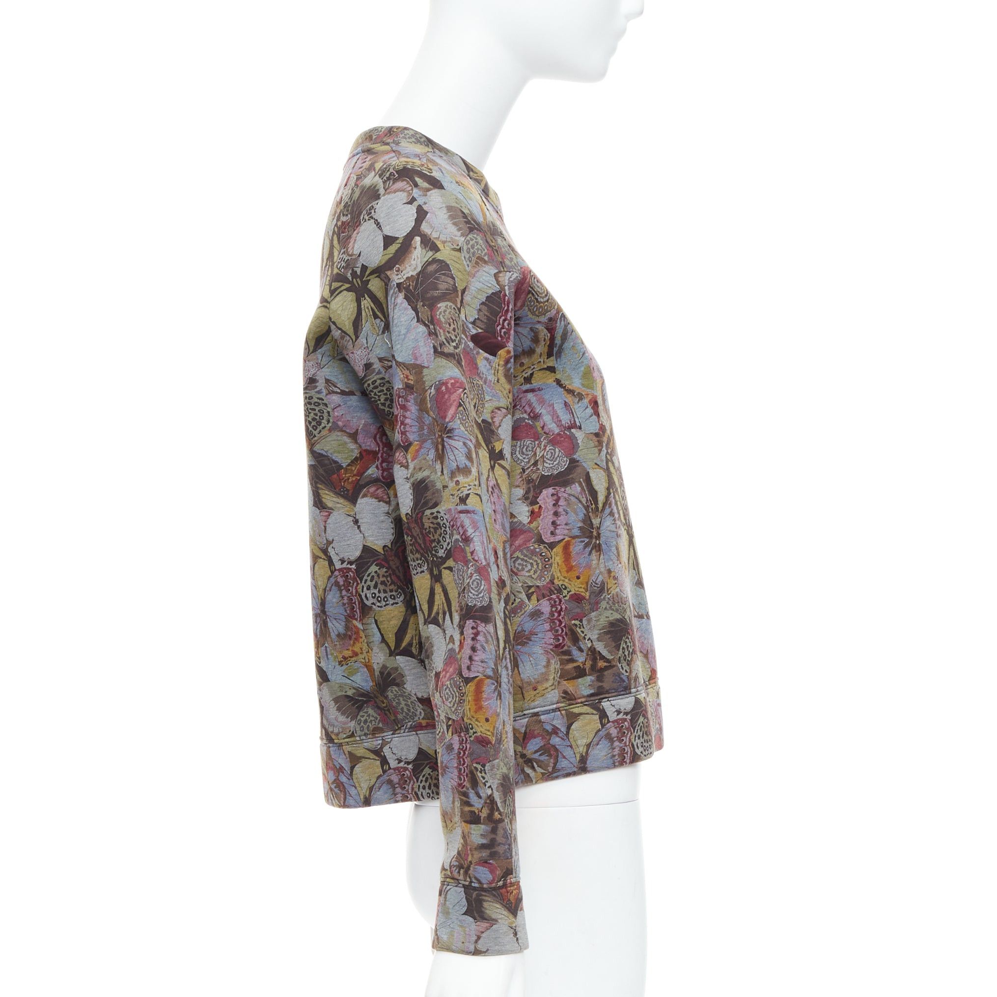 Valentino VALENTINO multicolor butterfly print neoprene pullover sweater M Size M / US 6-8 / IT 42-44 - 4 Thumbnail