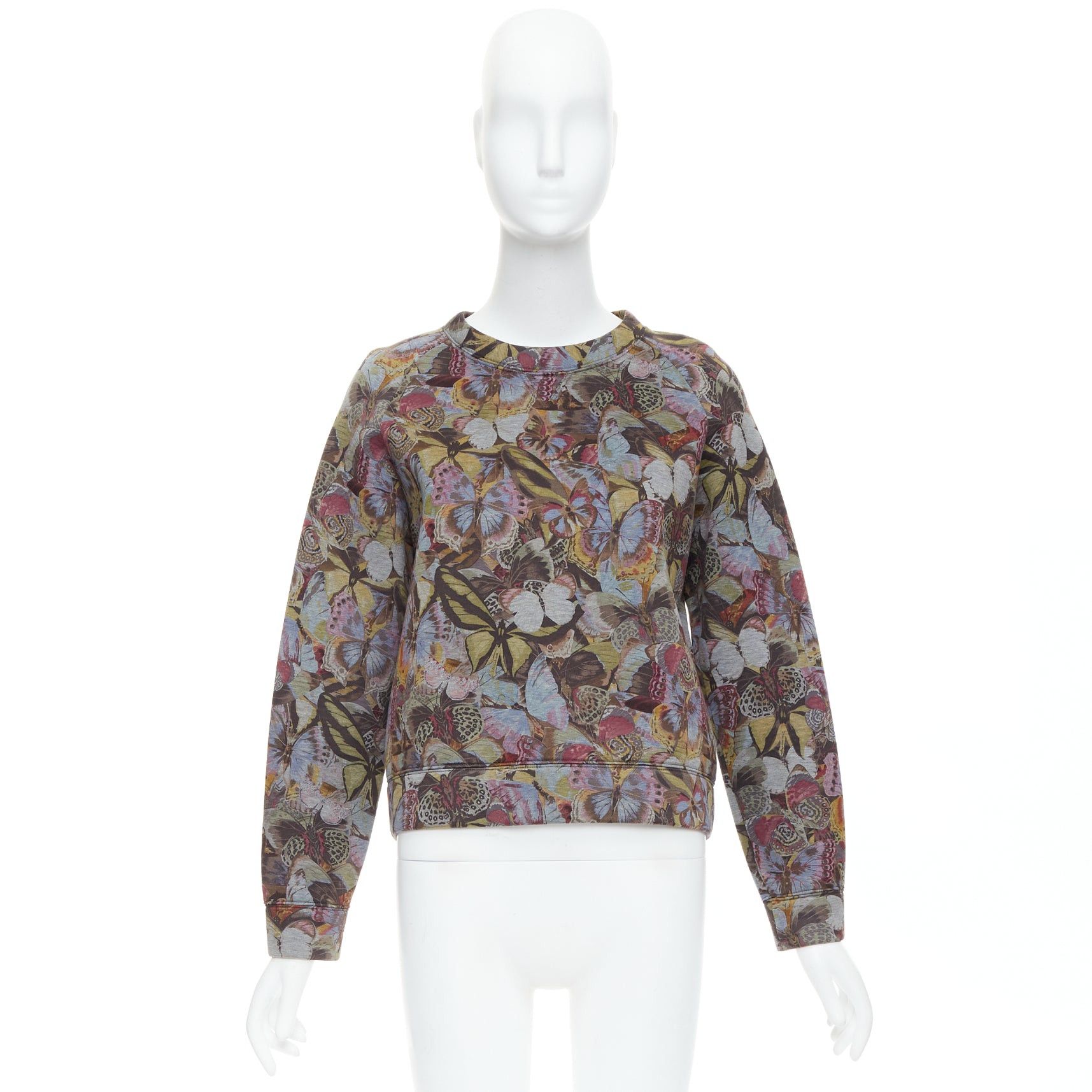 Valentino VALENTINO multicolor butterfly print neoprene pullover sweater M Size M / US 6-8 / IT 42-44 - 9 Thumbnail