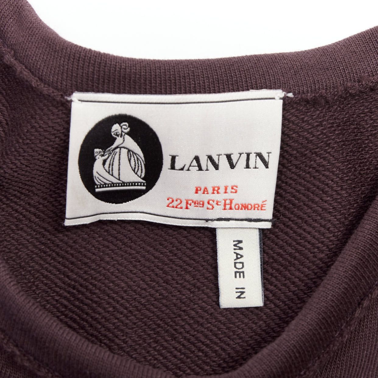 Lanvin LANVIN purple fabric wrapped crystal embellished pullover Size M / US 6-8 / IT 42-44 - 8 Thumbnail