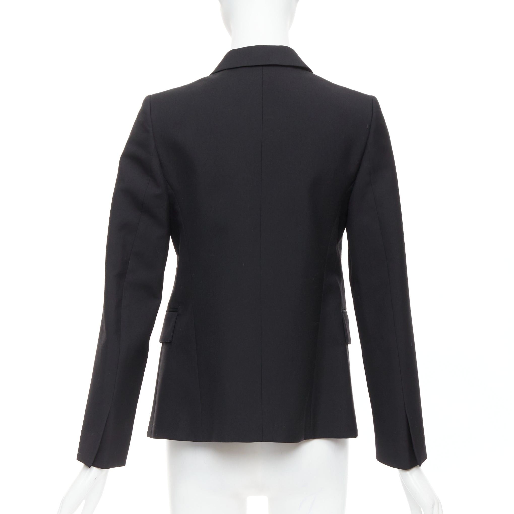 Ports 1961 PORTS 1961 black wool silk slit front shoulder padded blazer IT40 S Size S / US 4 / IT 40 - 6 Thumbnail