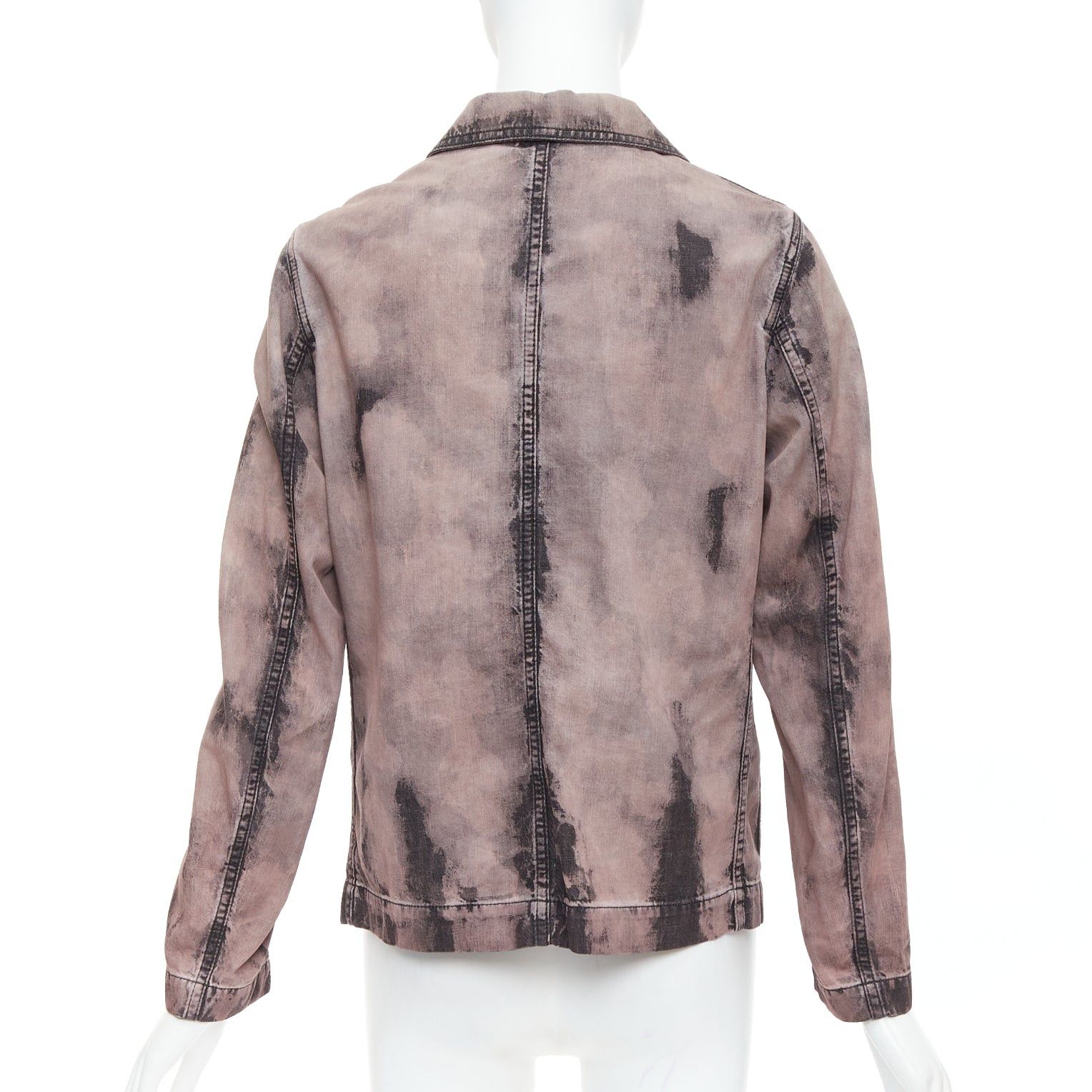 Dior CHRISTIAN DIOR 2020 purple acid wash tie dye bee overshirt jacket FR38 M Size M / US 6-8 / IT 42-44 - 6 Thumbnail