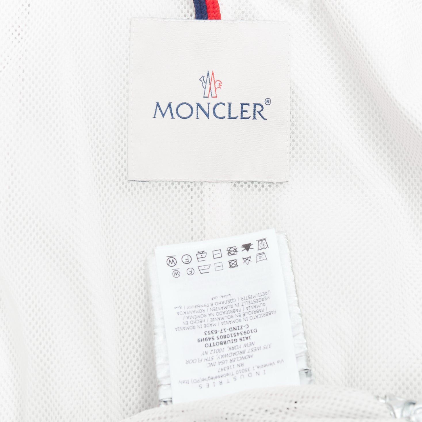 Moncler MONCLER silver coated cotton ruched waist hooded windbreaker Sz2 Size M / US 6-8 / IT 42-44 - 9 Thumbnail