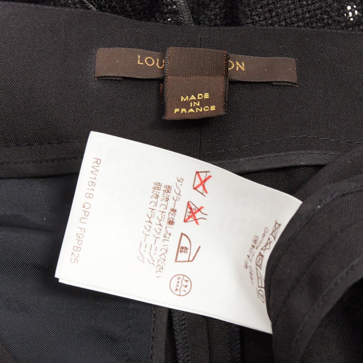 Louis Vuitton LOUIS VUITTON 2016 Runway black wool linen stud kilt shorts FR36 S Size 27" / US 4 / IT 40 - 9 Thumbnail