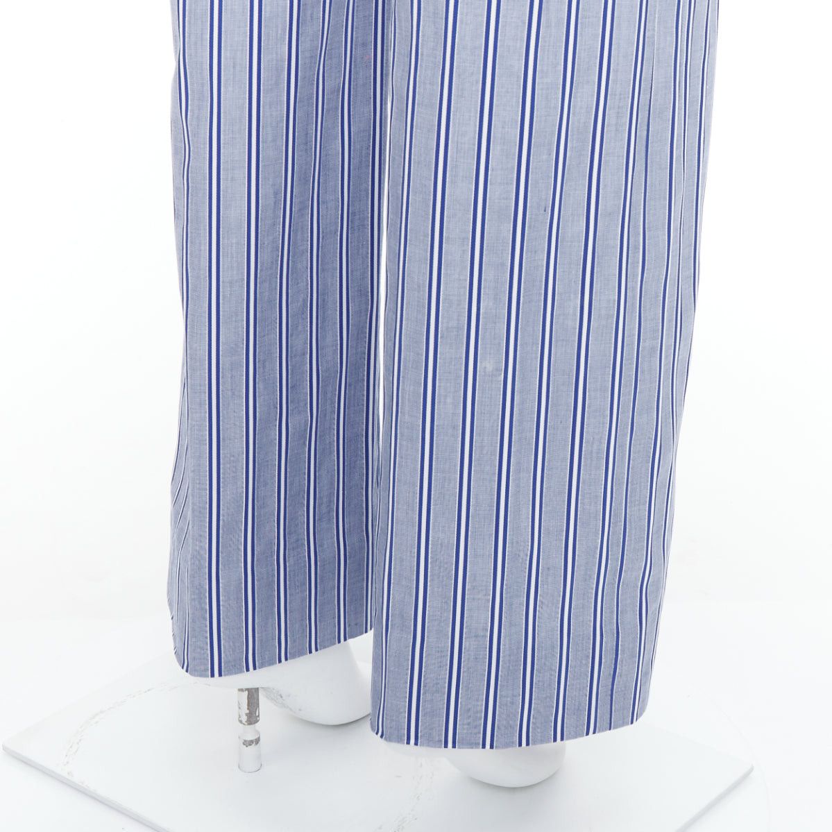 Balenciaga BALENCIAGA 2016 blue white striped cotton casual pajama pants FR34 XS Size 26" / US 2 / IT 38 - 7 Thumbnail