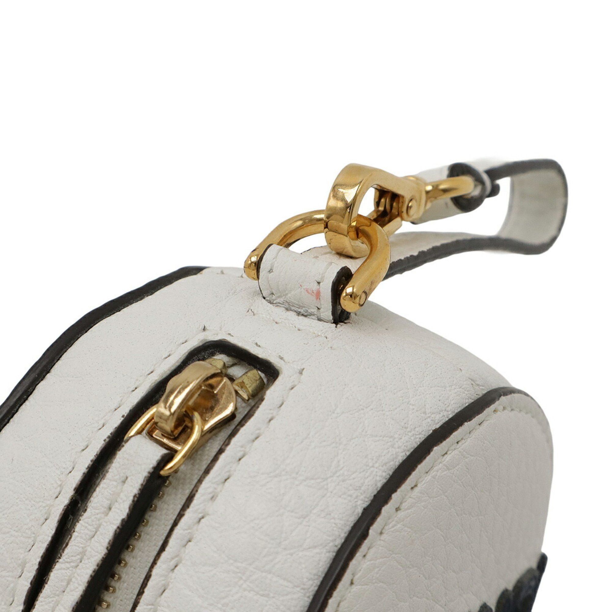 Fendi FENDI Fendimania FILA Collaboration Eco Bag Backpack Rucksack Nylon Leather White Multicolor 23668 Size ONE SIZE - 5 Thumbnail
