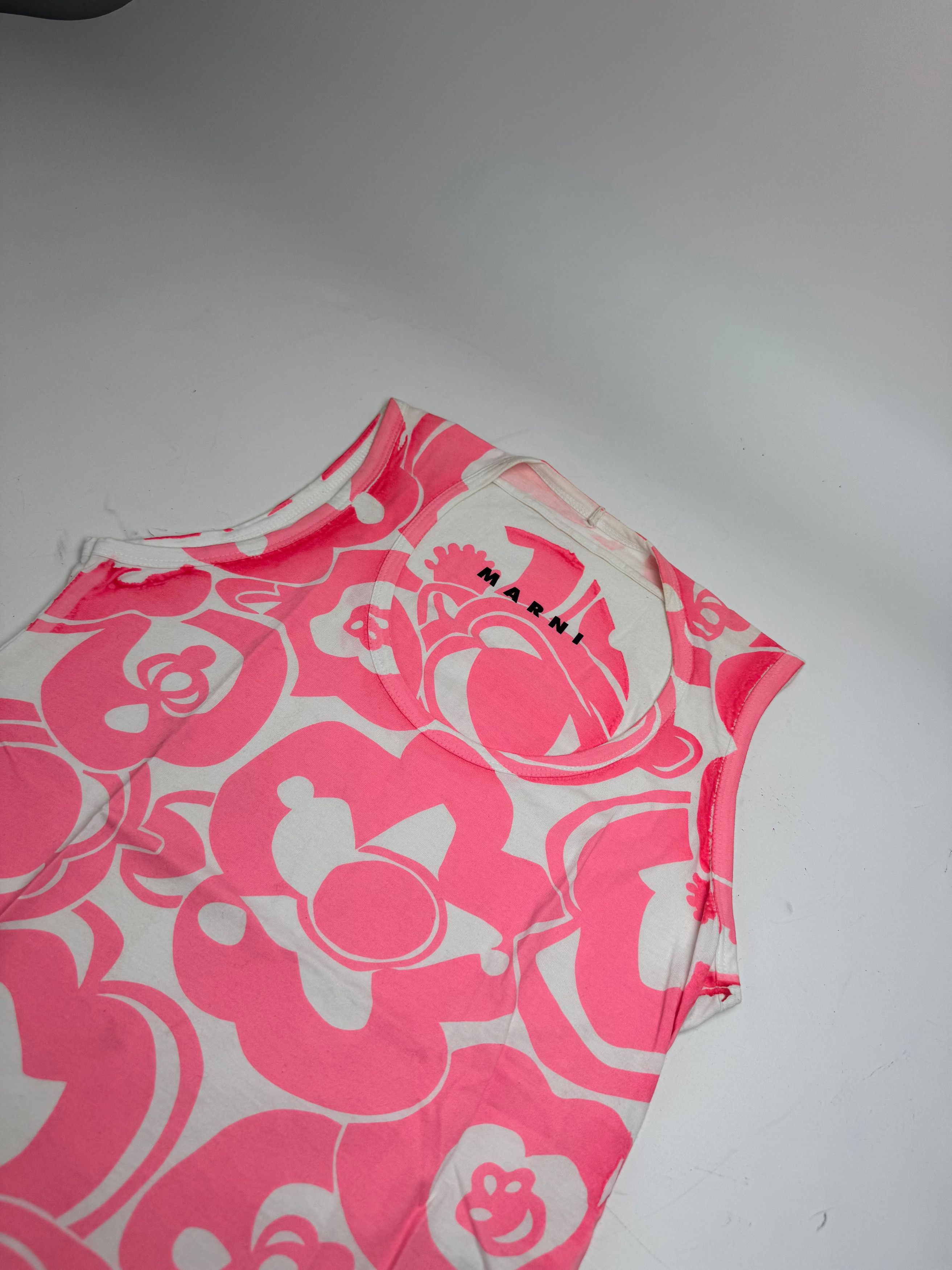 Marni Vintage Top Pink White M Size S / US 4 / IT 40 - 6 Thumbnail