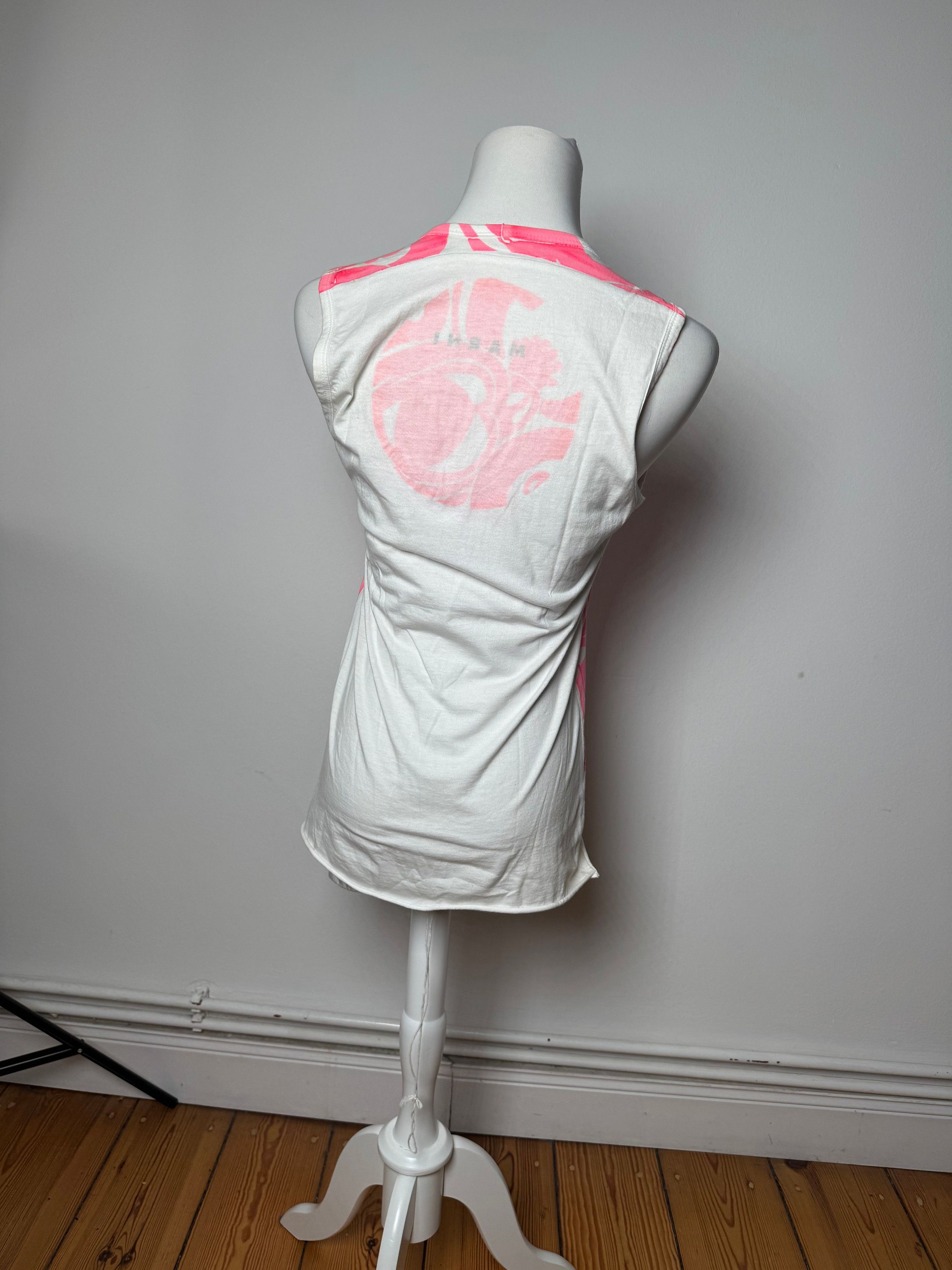Marni Vintage Top Pink White M Size S / US 4 / IT 40 - 3 Thumbnail