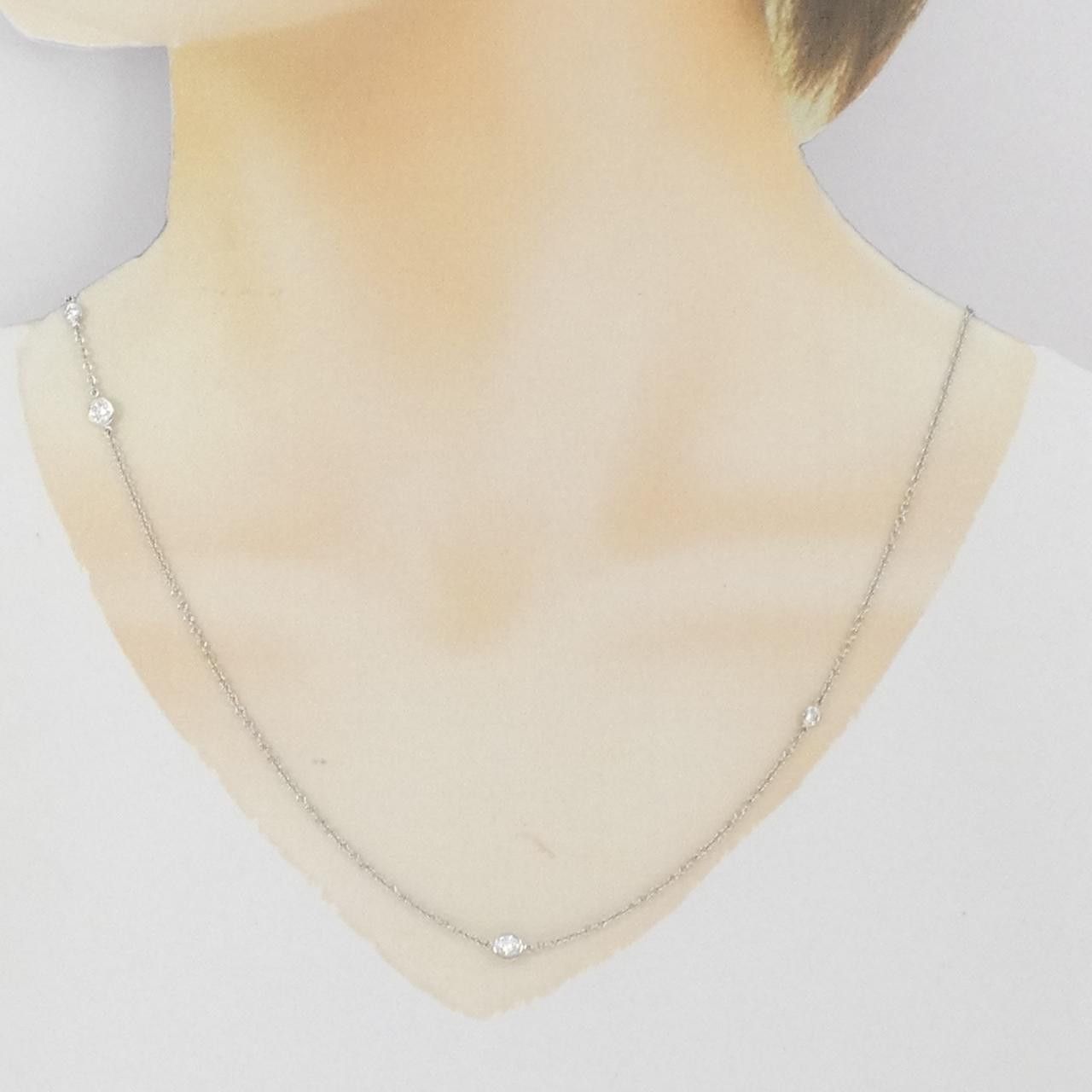 Tiffany & Co. Tiffany & Co. Tiffany By the Yard Platinum950 Diamond Necklace Metal Necklace 60102528 DUTY FREE for USA Size ONE SIZE - 7 Thumbnail