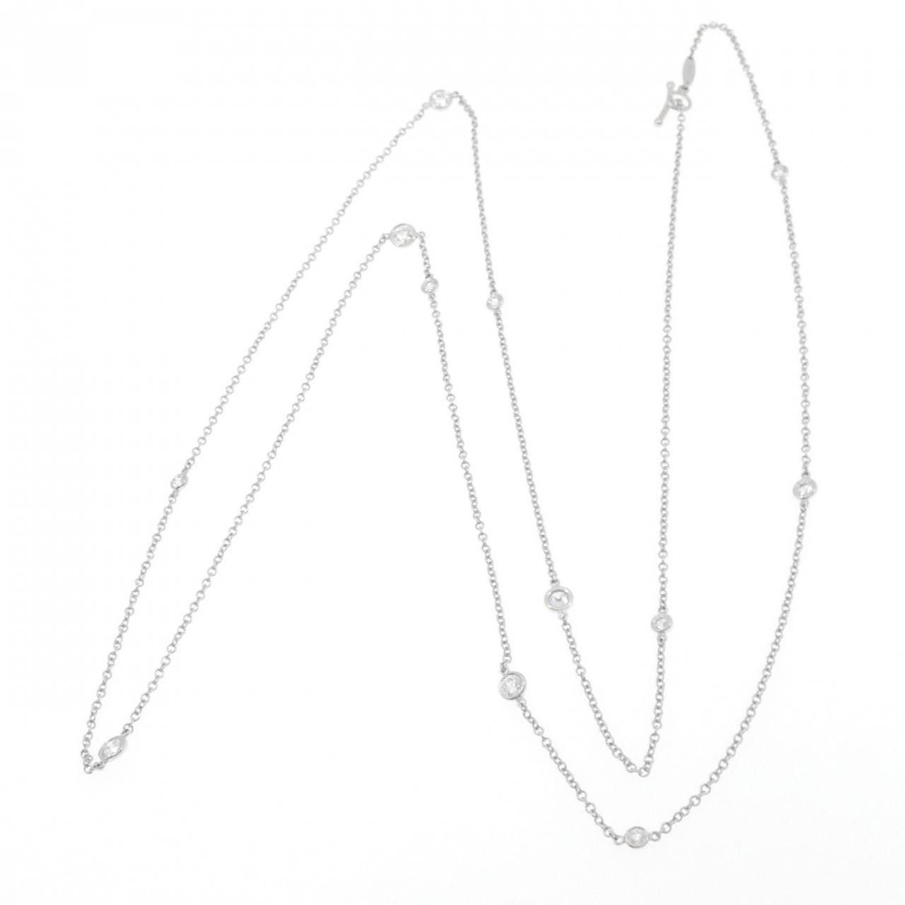Tiffany & Co. Tiffany & Co. Tiffany By the Yard Platinum950 Diamond Necklace Metal Necklace 60102528 DUTY FREE for USA Size ONE SIZE - 6 Thumbnail