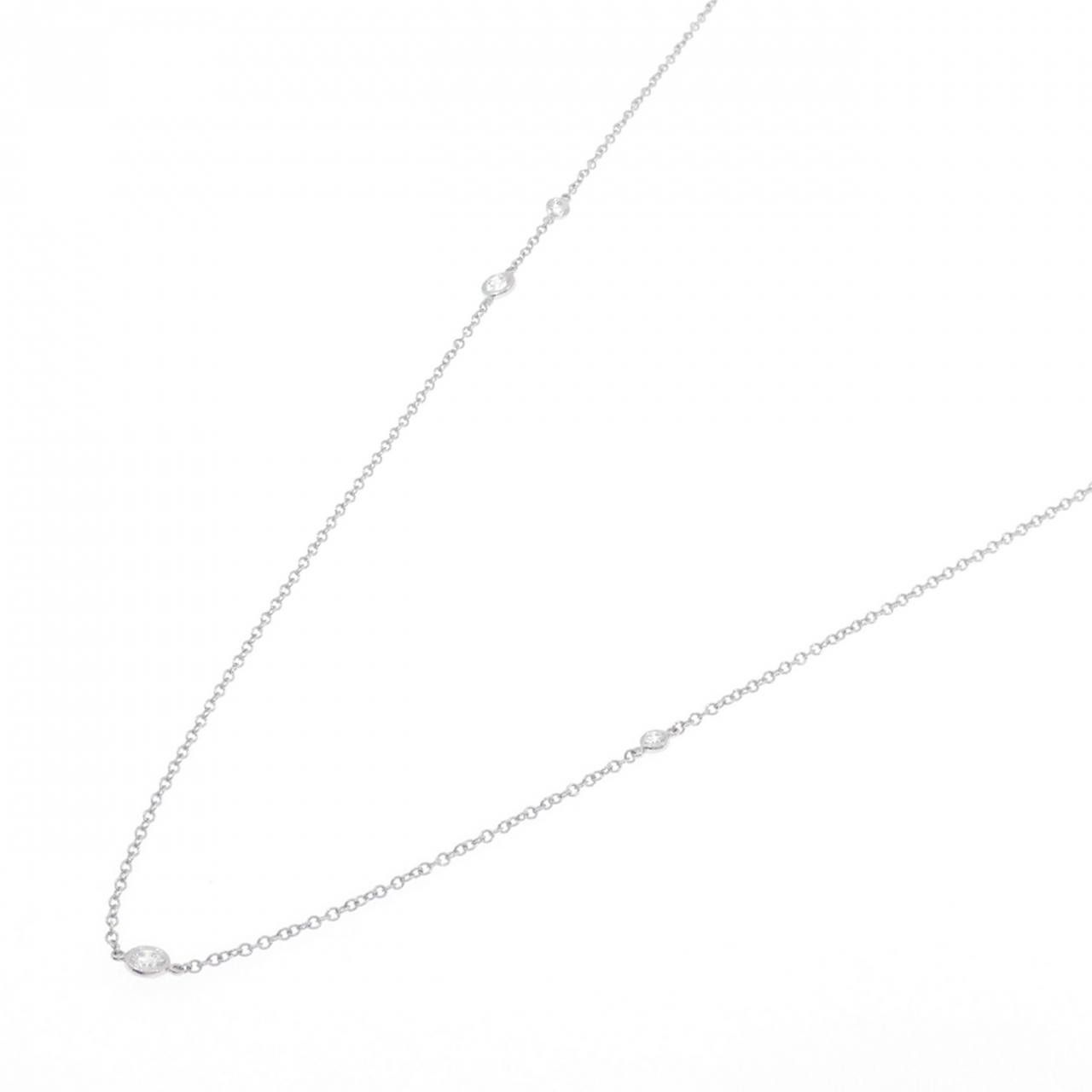 Tiffany & Co. Tiffany & Co. Tiffany By the Yard Platinum950 Diamond Necklace Metal Necklace 60102528 DUTY FREE for USA Size ONE SIZE - 2 Thumbnail