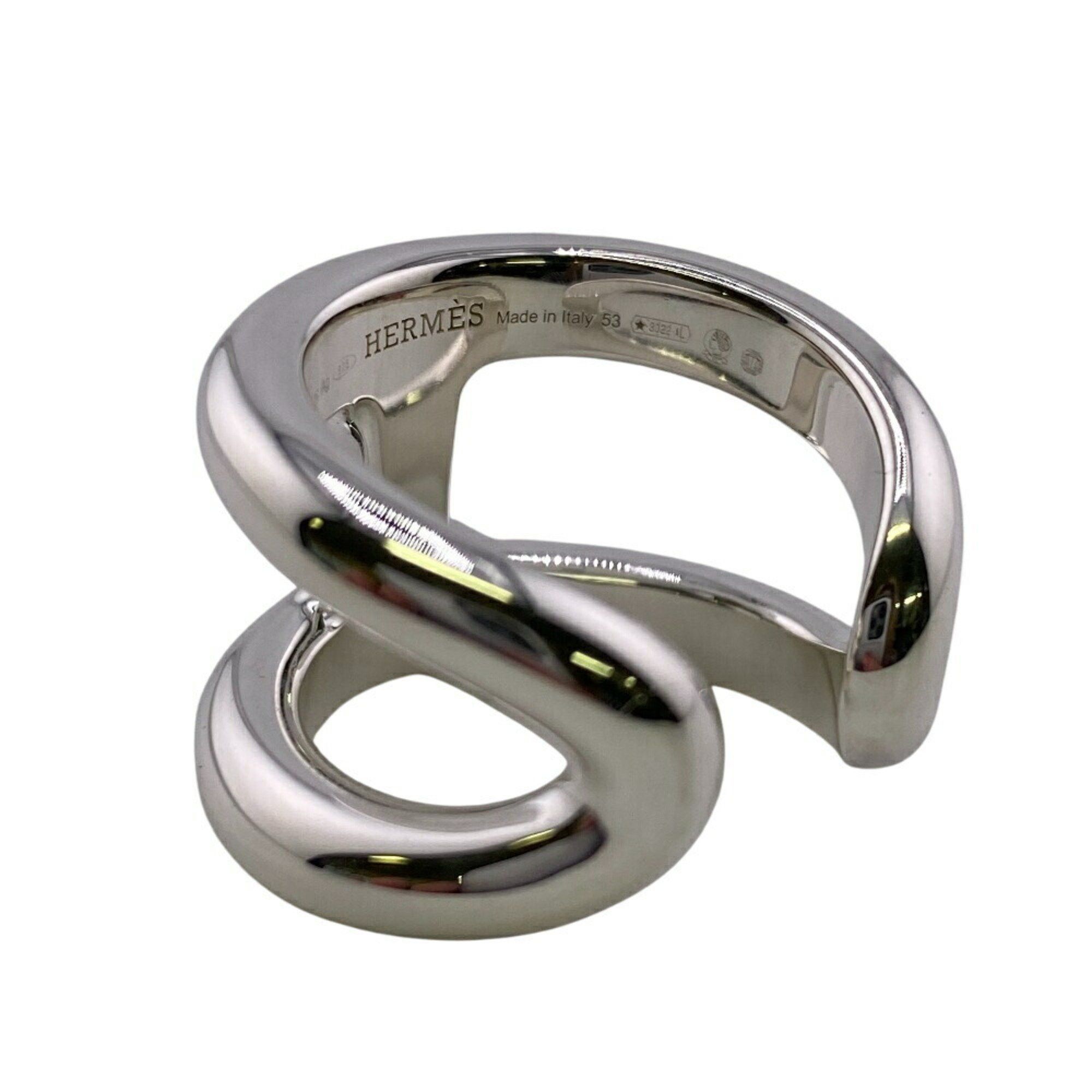 Hermes HERMES Osmoz GM Ring Silver Ladies Size ONE SIZE - 9 Thumbnail