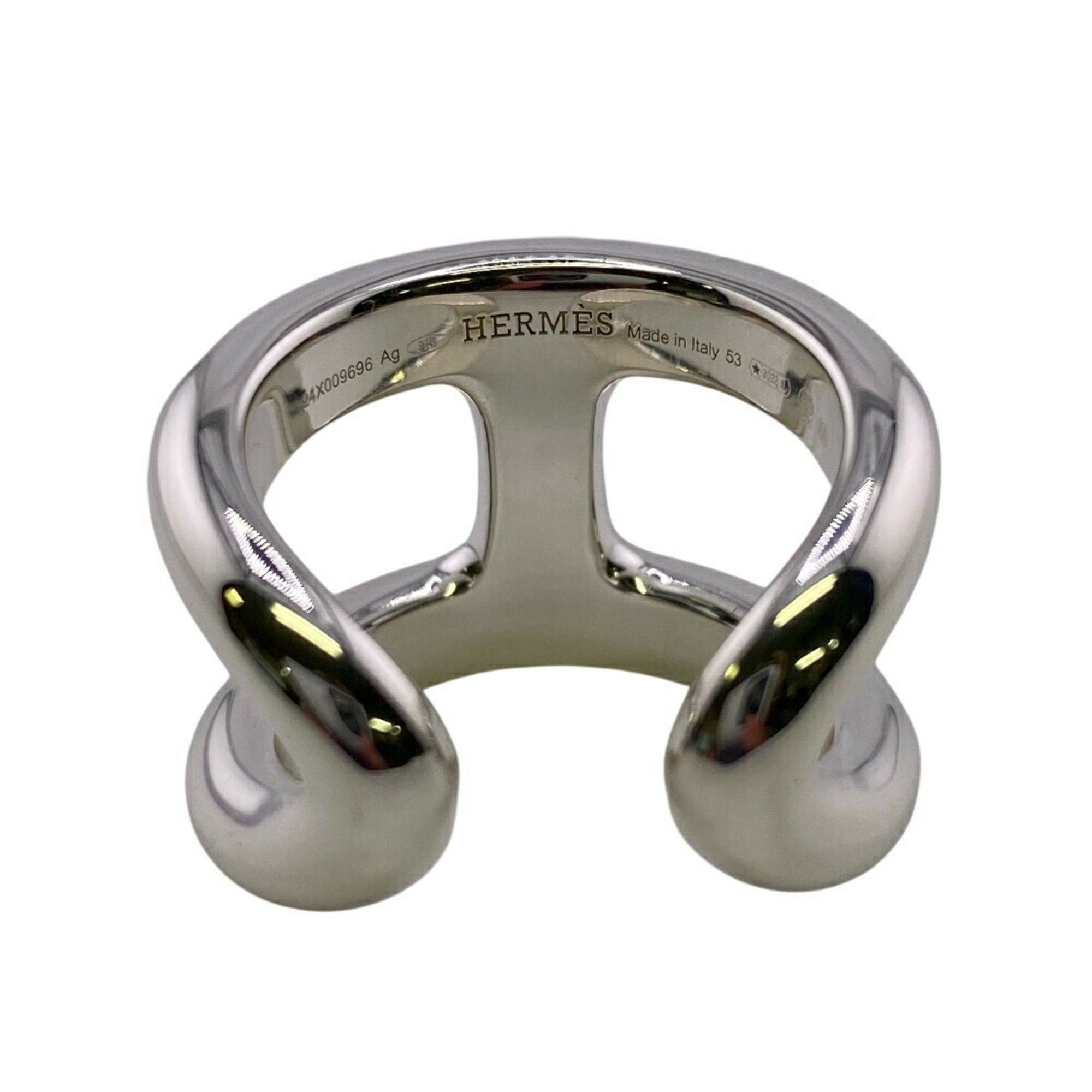 Hermes HERMES Osmoz GM Ring Silver Ladies Size ONE SIZE - 8 Thumbnail