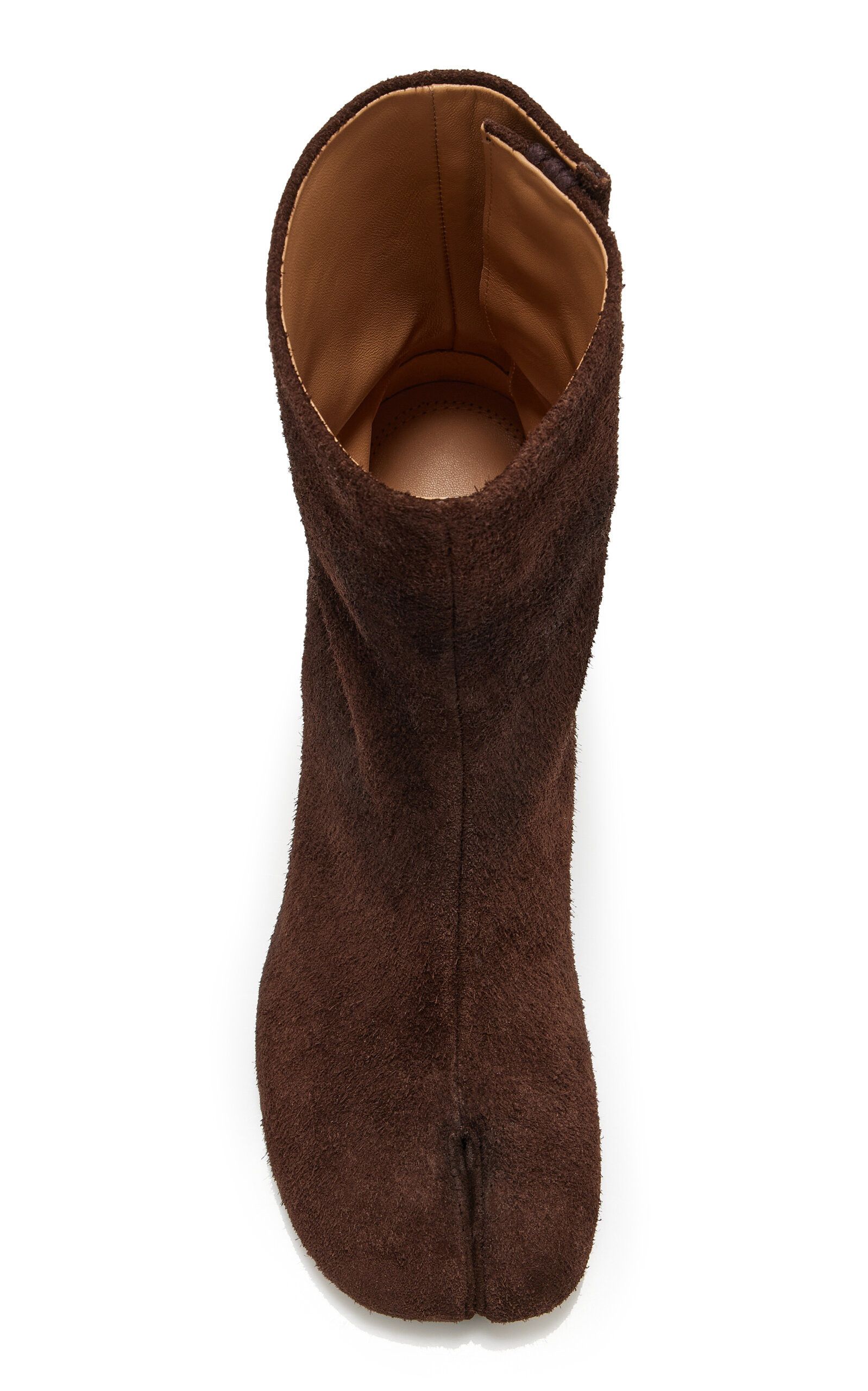 Maison Margiela tabi ankle boot suede brown Size US 9 / IT 39 - 3 Thumbnail