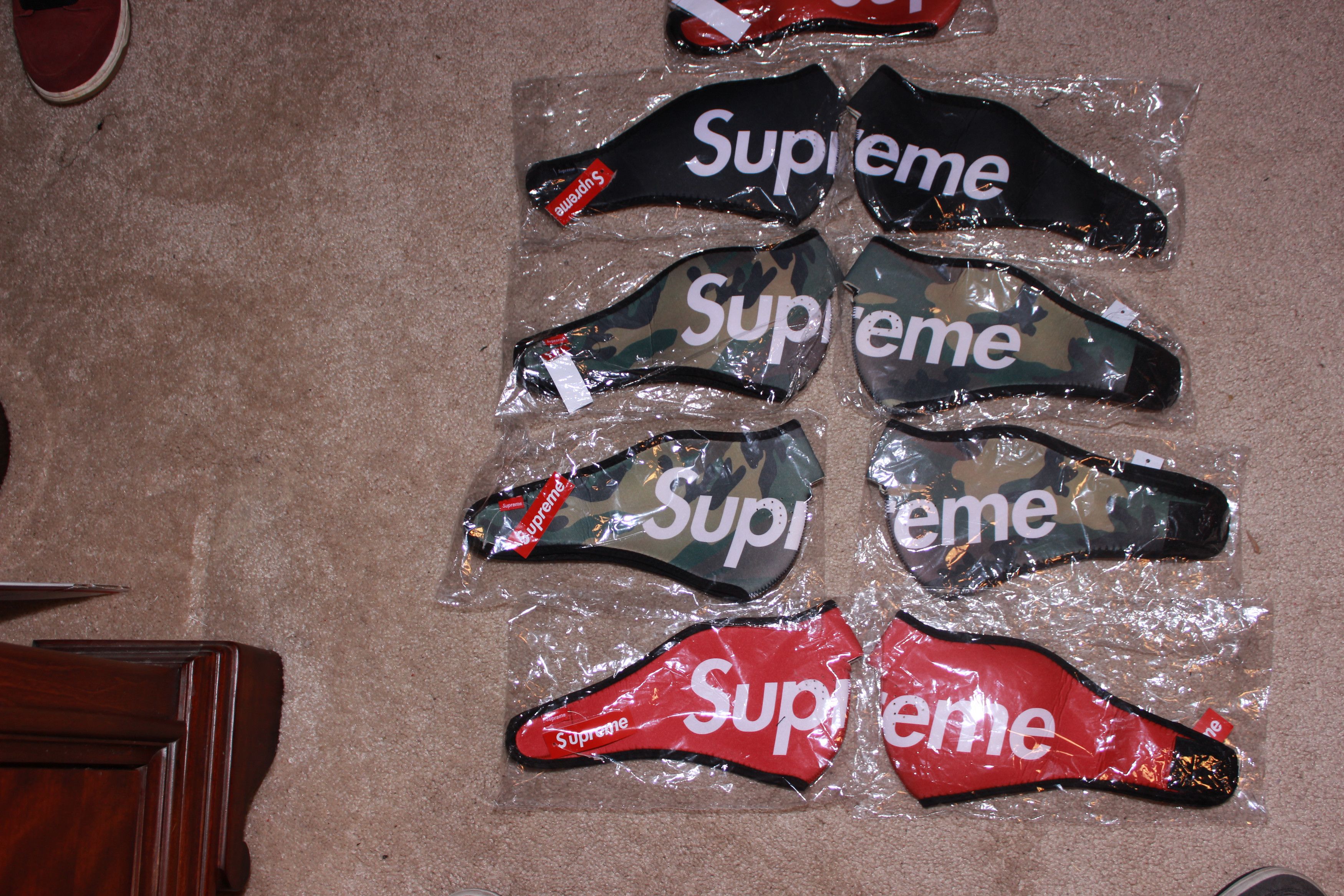 NEW AUTHENTIC SUPREME Neoprene Face Mask CAMO GREAT