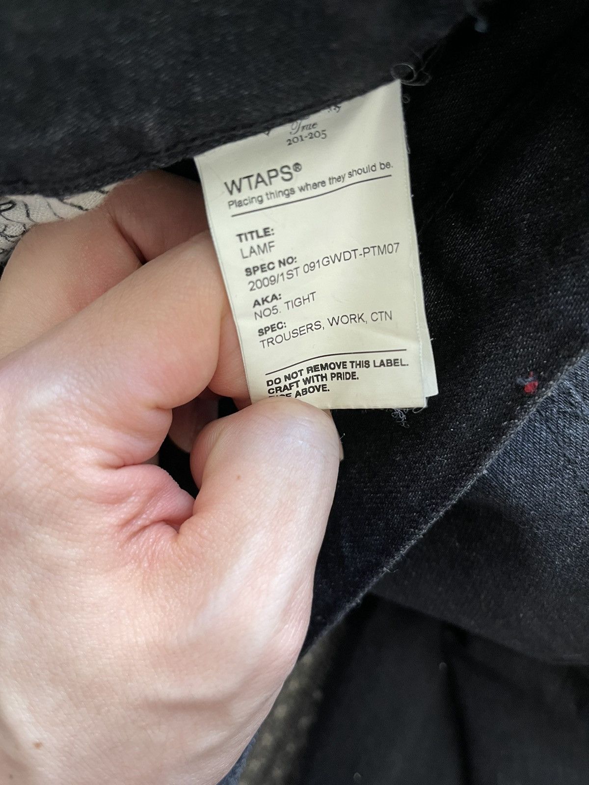Wtaps 09SS LAMF No.5 Tight Denim Pant Size US 32 / EU 48 - 4 Thumbnail