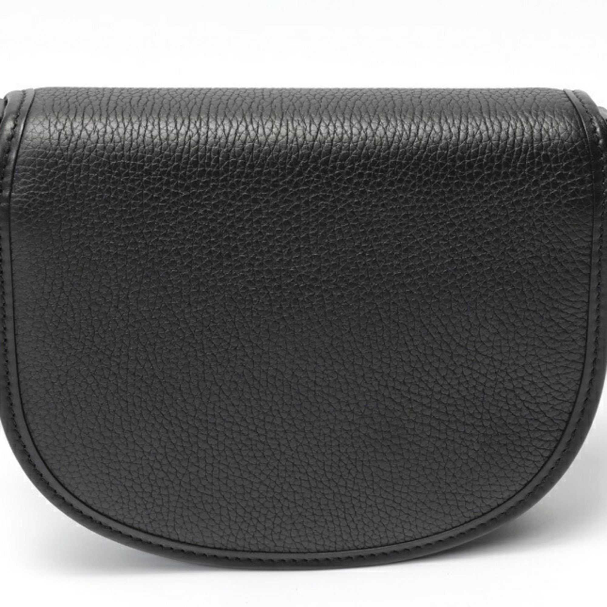 Dior Christian Dior Dior Gallop Mini Shoulder Bag 1ADPO033LAC_H00N in Black Leather (K-159153) Size ONE SIZE - 3 Thumbnail