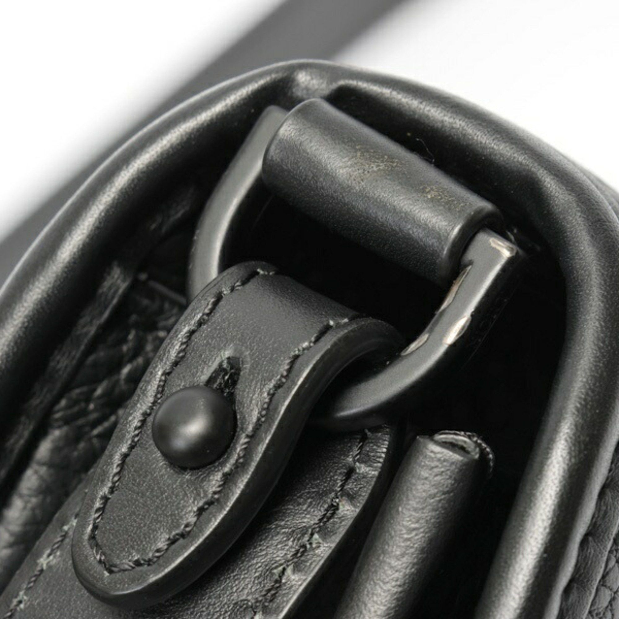 Dior Christian Dior Dior Gallop Mini Shoulder Bag 1ADPO033LAC_H00N in Black Leather (K-159153) Size ONE SIZE - 5 Thumbnail