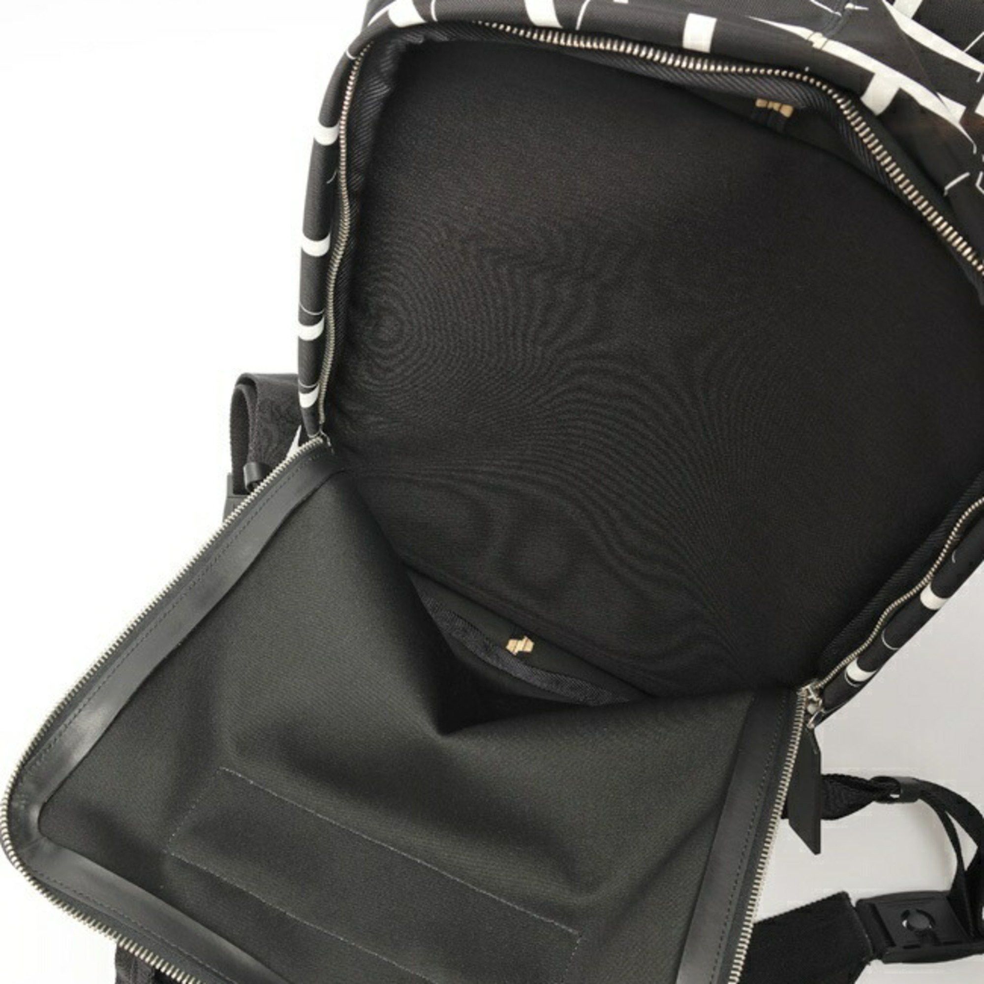 Valentino VLTN Backpack UY2B0964 Nylon Black White S-159191