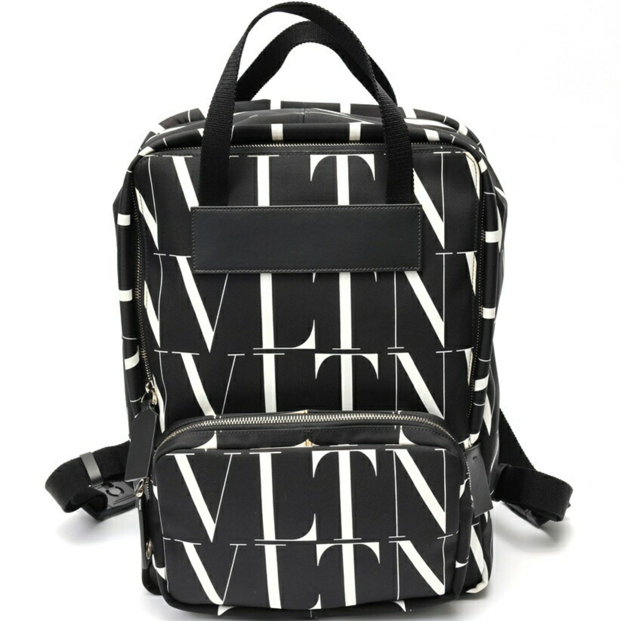 Valentino VLTN Backpack UY2B0964 Nylon Black White S-159191