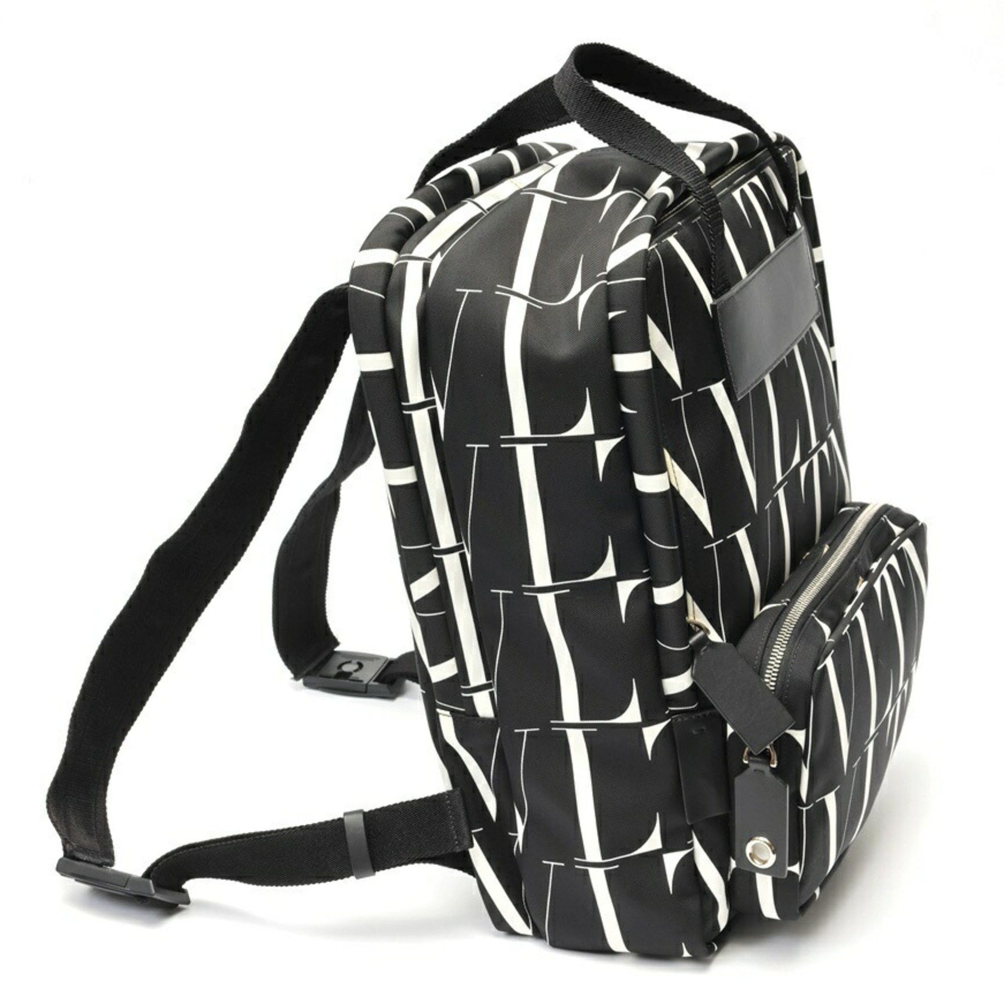 Valentino VLTN Backpack UY2B0964 Nylon Black White S-159191
