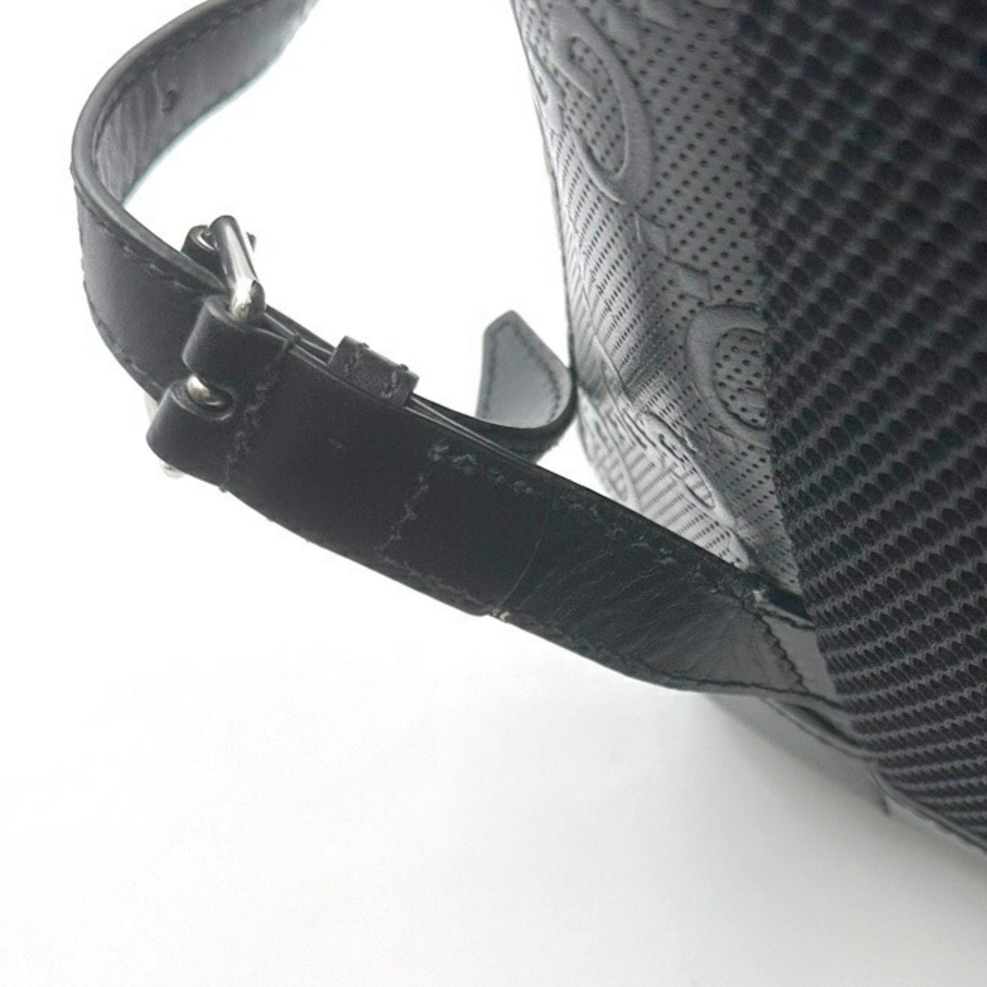 Gucci Gucci Embossed GG Large Backpack 625770 in Black Leather (S-159203) Size ONE SIZE - 5 Thumbnail