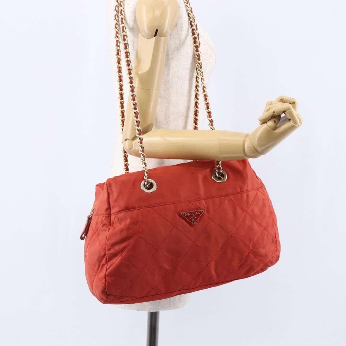Prada Prada Chain Shoulder Bag Tessuto Size ONE SIZE - 16 Thumbnail