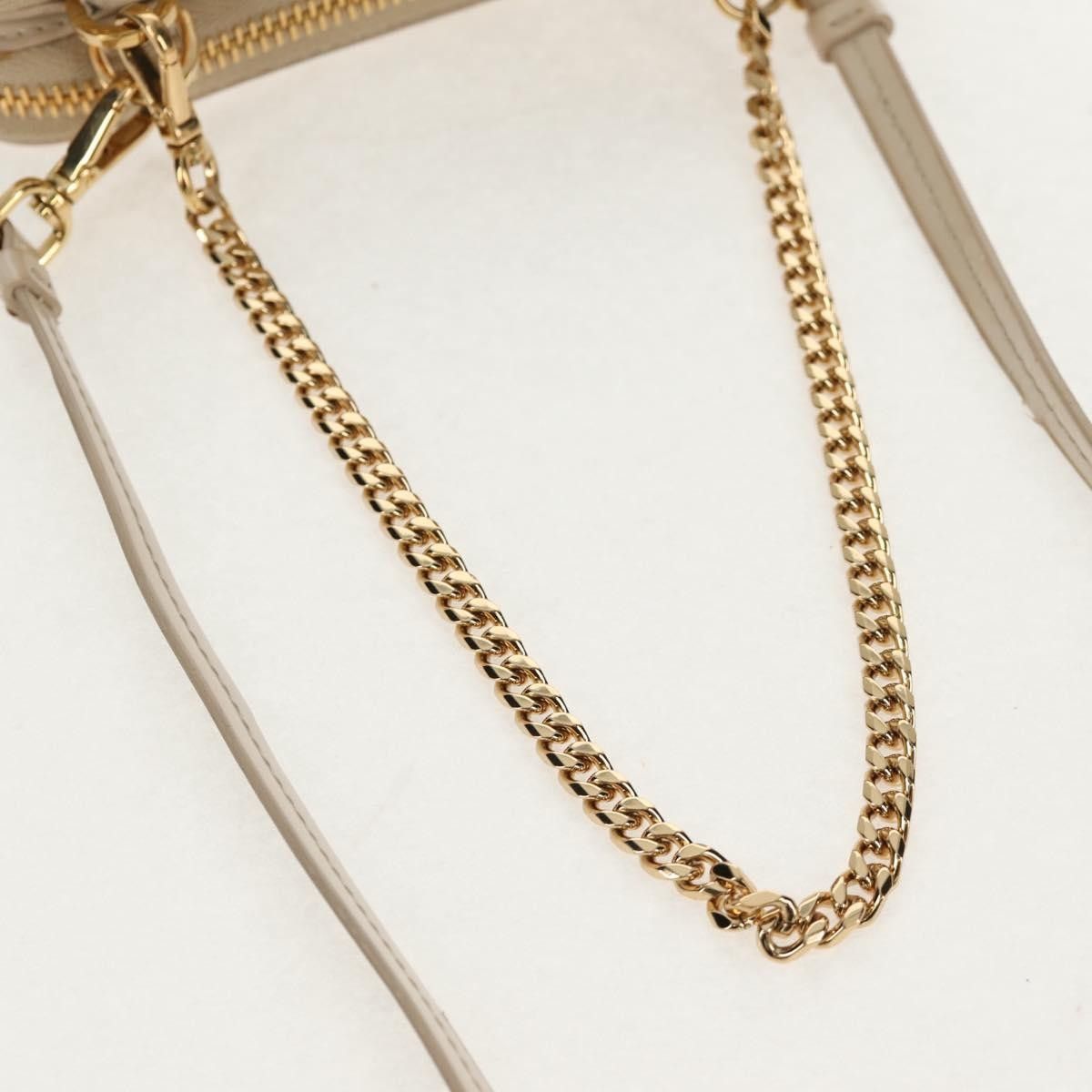 Prada Prada Triangle Double Zip Pouch Bag with Chain Patent leather Size ONE SIZE - 7 Thumbnail