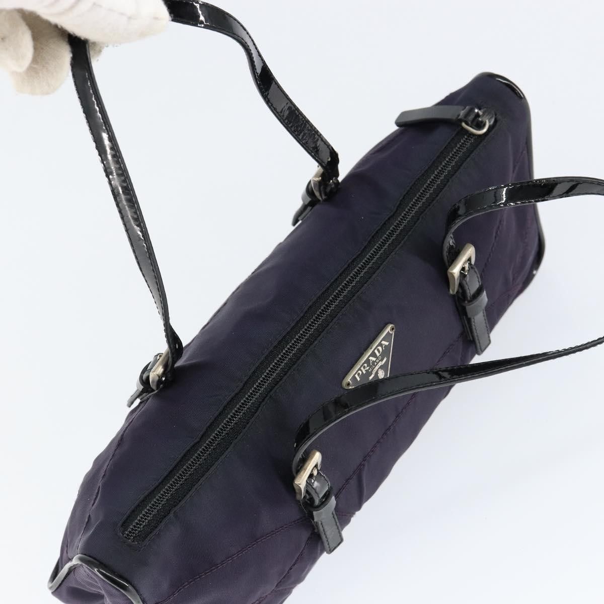 Prada Prada Baguette Shoulder Bag Quilted Tessuto with Leather Size ONE SIZE - 21 Thumbnail