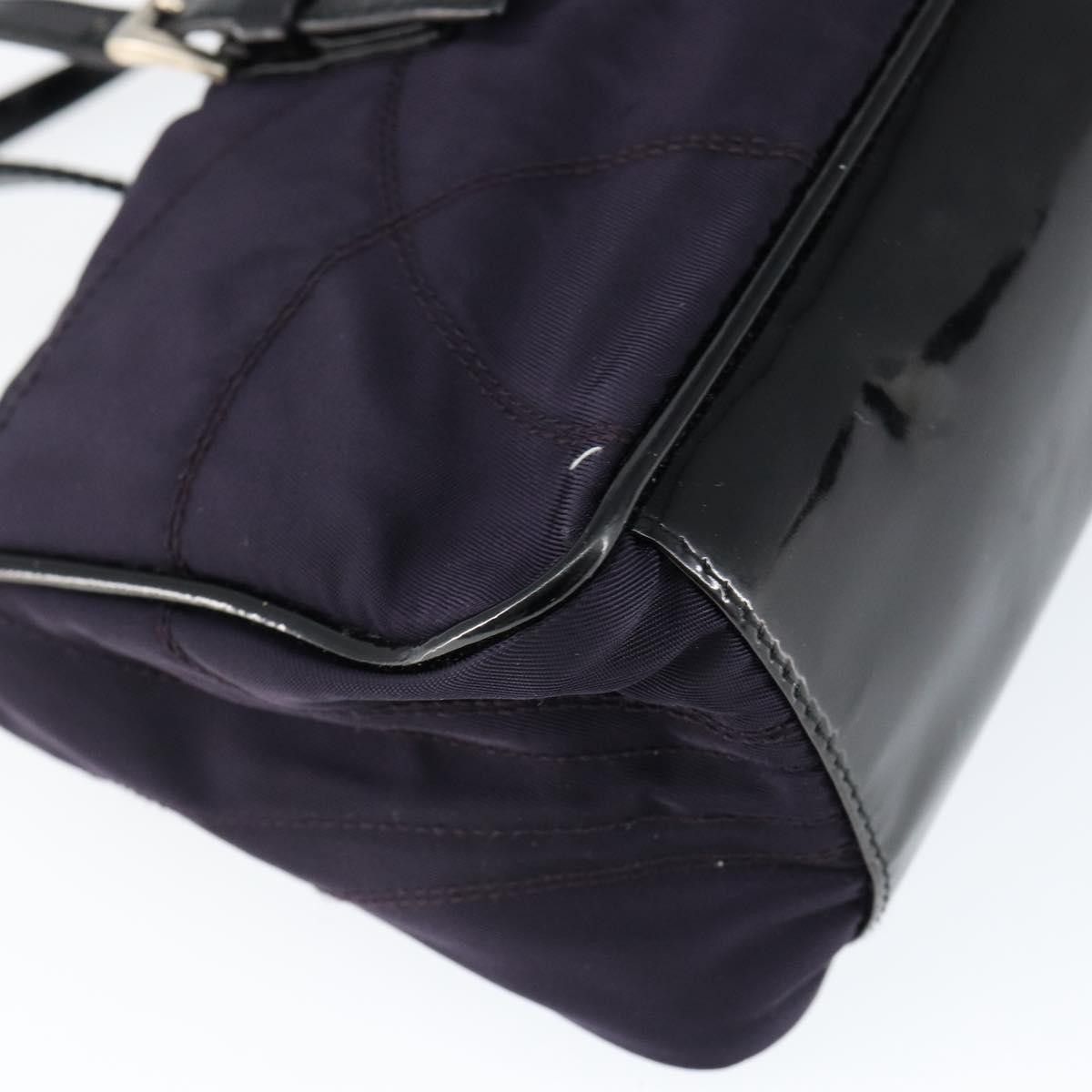 Prada Prada Baguette Shoulder Bag Quilted Tessuto with Leather Size ONE SIZE - 10 Thumbnail