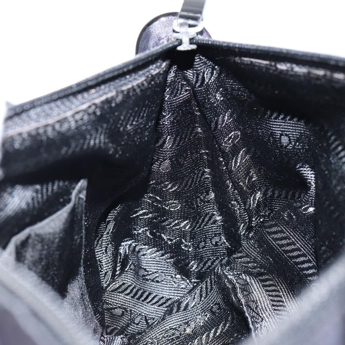 Prada Prada Baguette Shoulder Bag Quilted Tessuto with Leather Size ONE SIZE - 18 Thumbnail