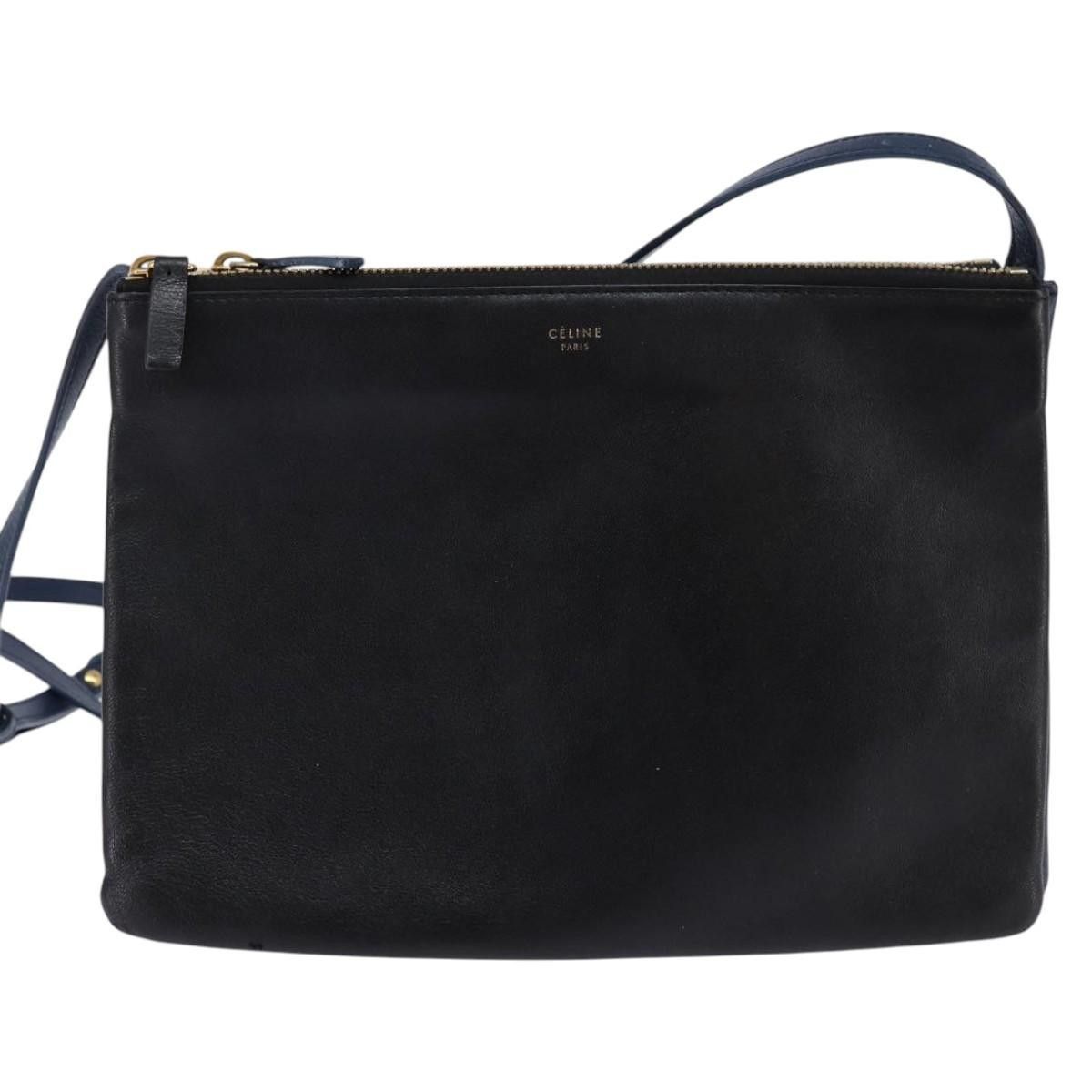 Celine Celine Trio Crossbody Bag Leather Size ONE SIZE - 16 Thumbnail