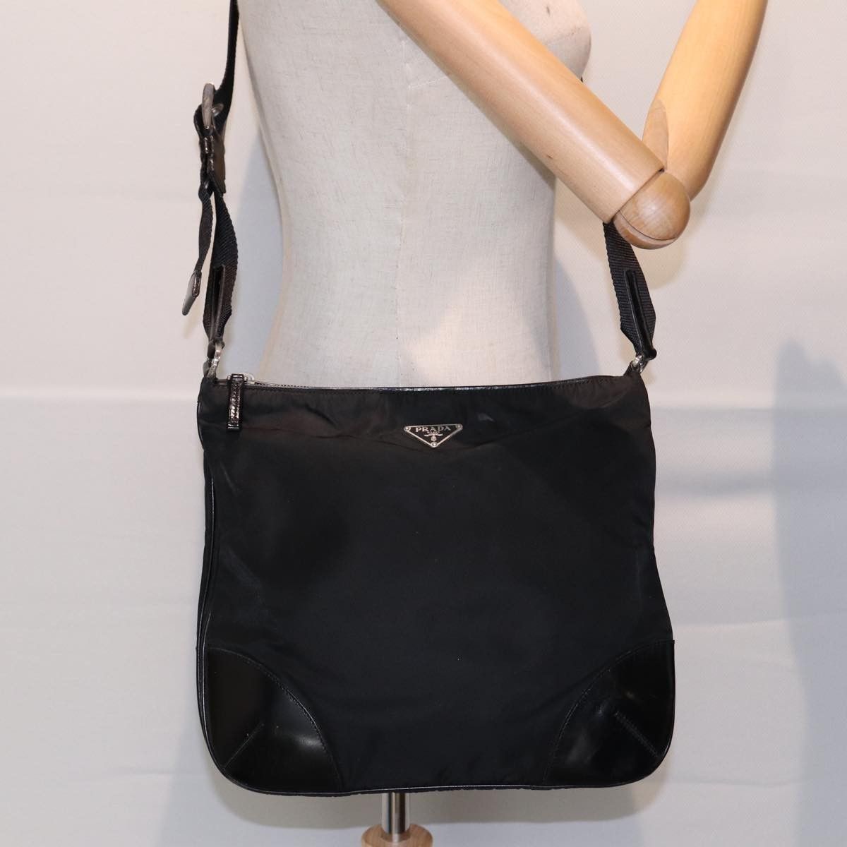 Prada Prada Flat Messenger Bag Tessuto Size ONE SIZE - 15 Thumbnail