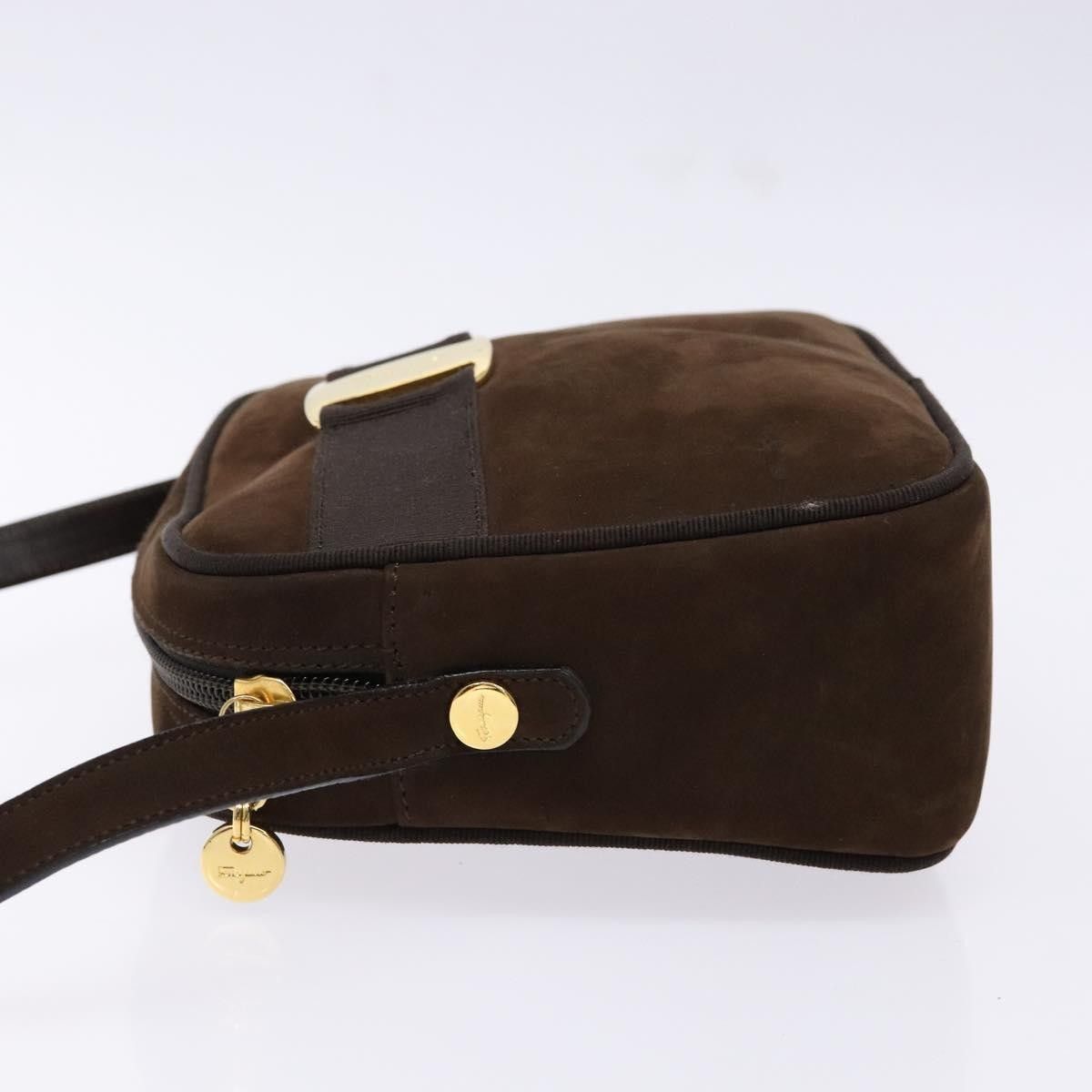 Salvatore Ferragamo Salvatore Ferragamo Vala Shoulder Bag Suede Size ONE SIZE - 4 Thumbnail