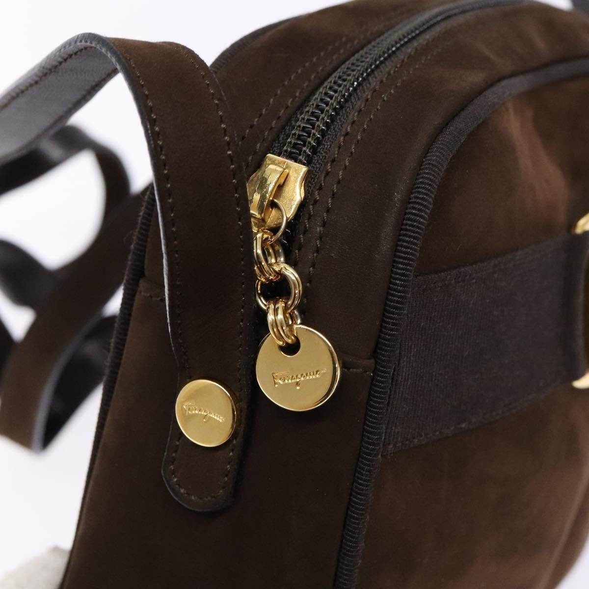 Salvatore Ferragamo Salvatore Ferragamo Vala Shoulder Bag Suede Size ONE SIZE - 17 Thumbnail