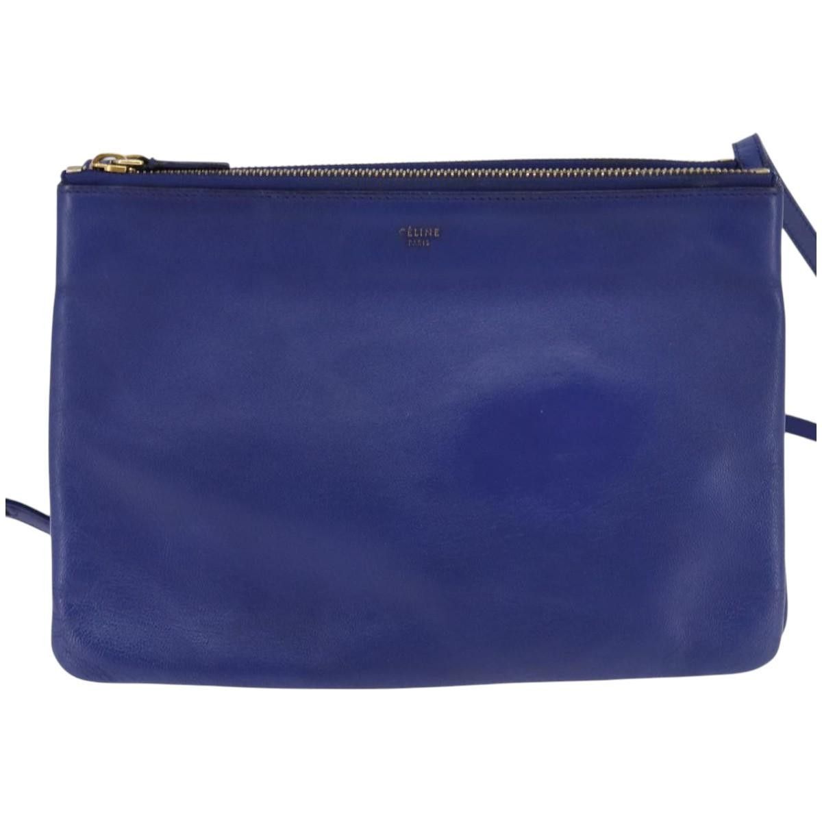 Celine Celine Trio Crossbody Bag Leather Size ONE SIZE - 16 Thumbnail