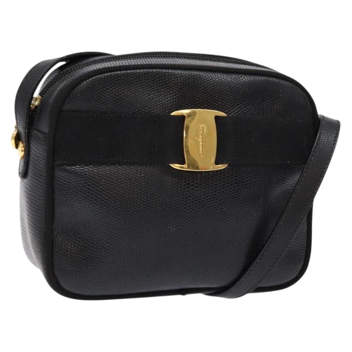 Salvatore Ferragamo Salvatore Ferragamo Vala Shoulder Bag Leather Size ONE SIZE - 18 Thumbnail