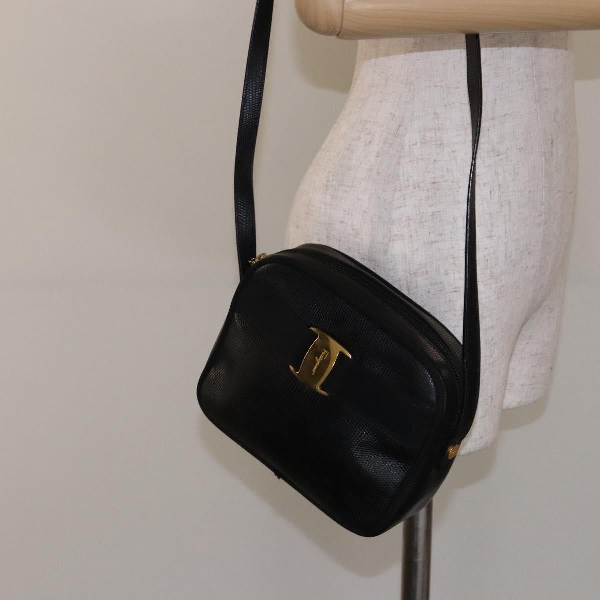 Salvatore Ferragamo Salvatore Ferragamo Vala Shoulder Bag Leather Size ONE SIZE - 13 Thumbnail