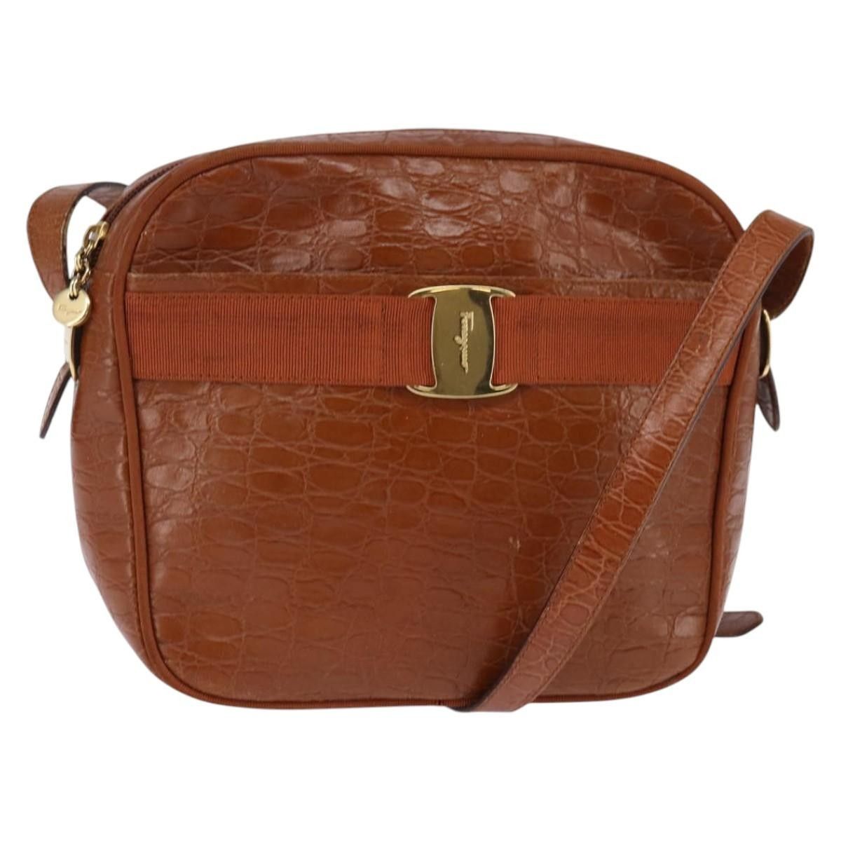 Salvatore Ferragamo Salvatore Ferragamo Vala Leather Size ONE SIZE - 17 Thumbnail