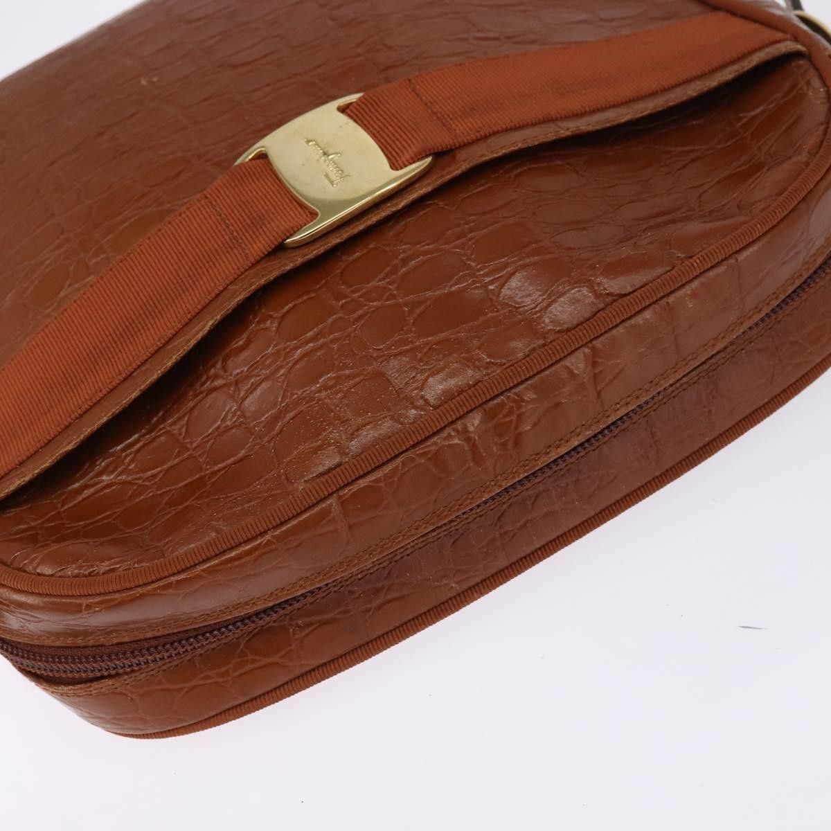 Salvatore Ferragamo Salvatore Ferragamo Vala Leather Size ONE SIZE - 14 Thumbnail