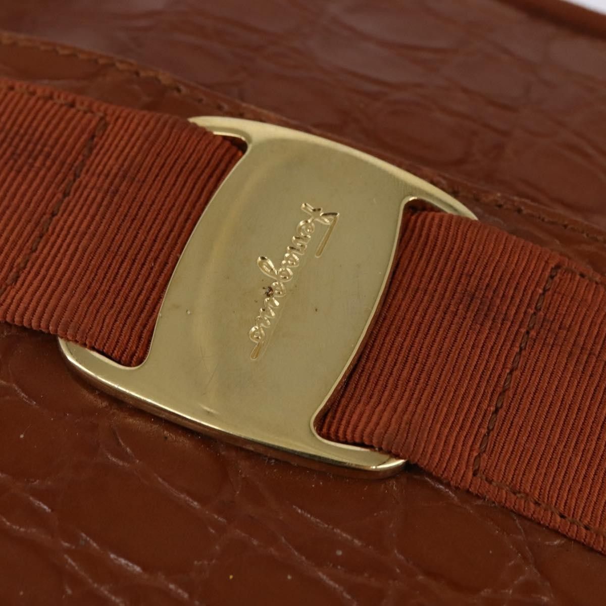 Salvatore Ferragamo Salvatore Ferragamo Vala Leather Size ONE SIZE - 12 Thumbnail