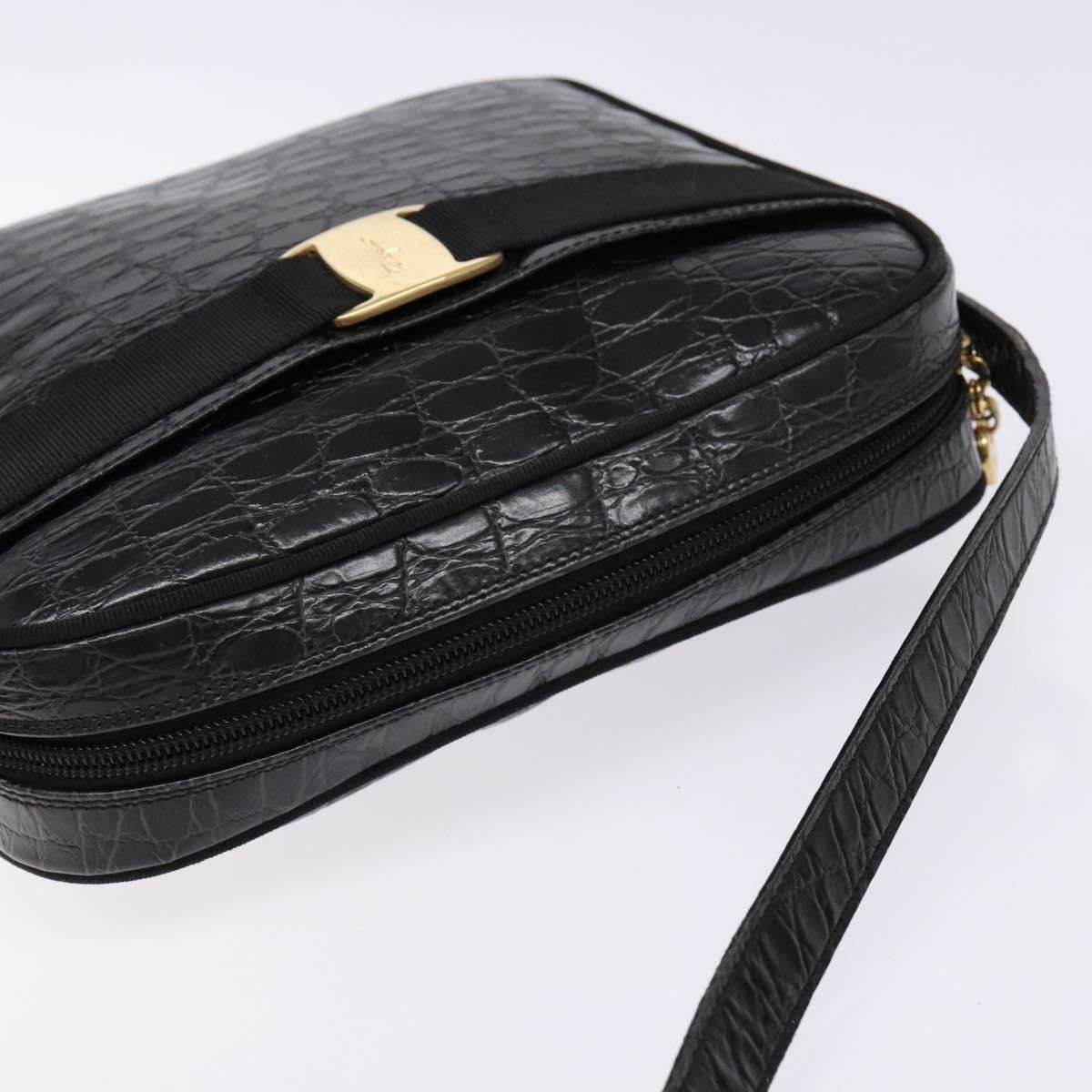 Salvatore Ferragamo Salvatore Ferragamo Vala Shoulder Bag Leather Size ONE SIZE - 14 Thumbnail